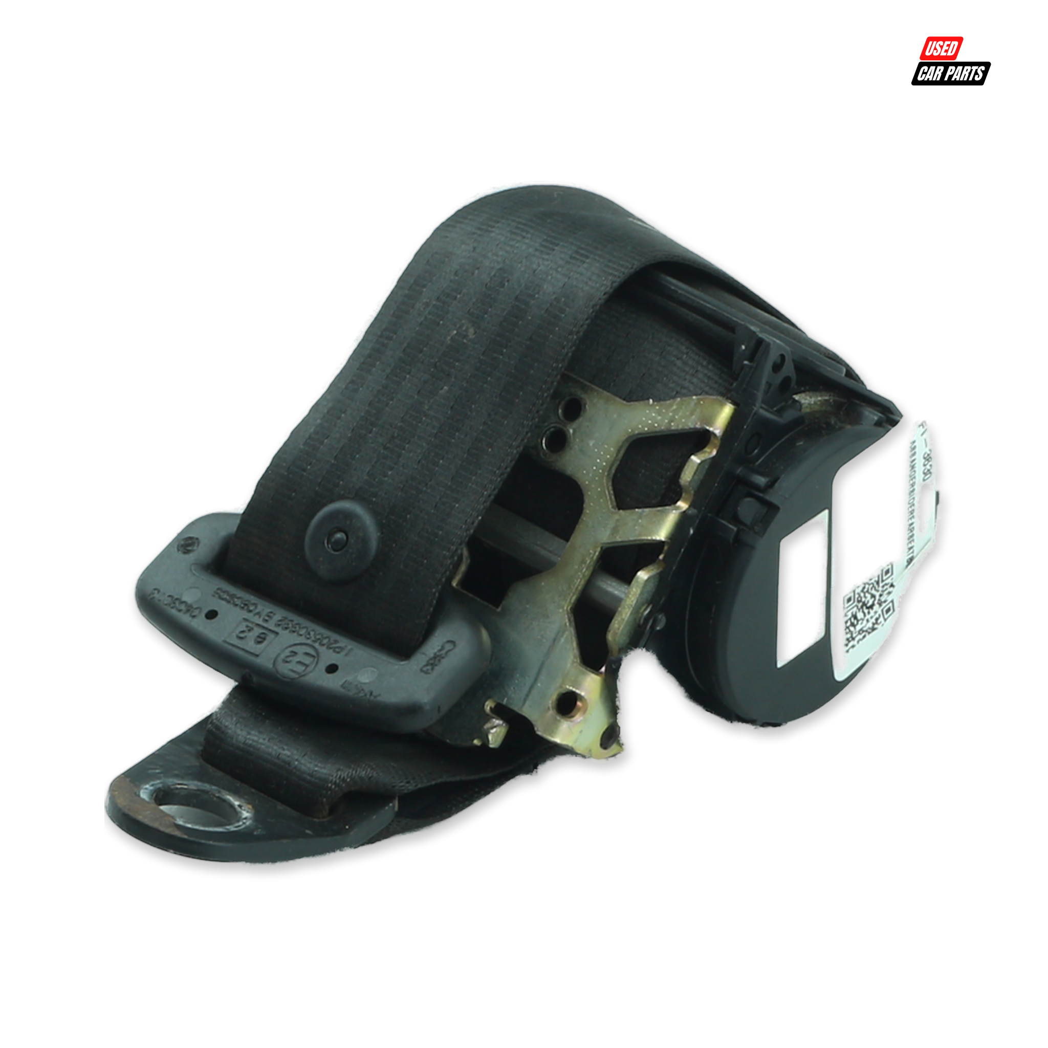 Passengers Side Rear Seat Belt for 2008 FIAT PANDA 1.2 DYNAMIC (Used/Salvaged)