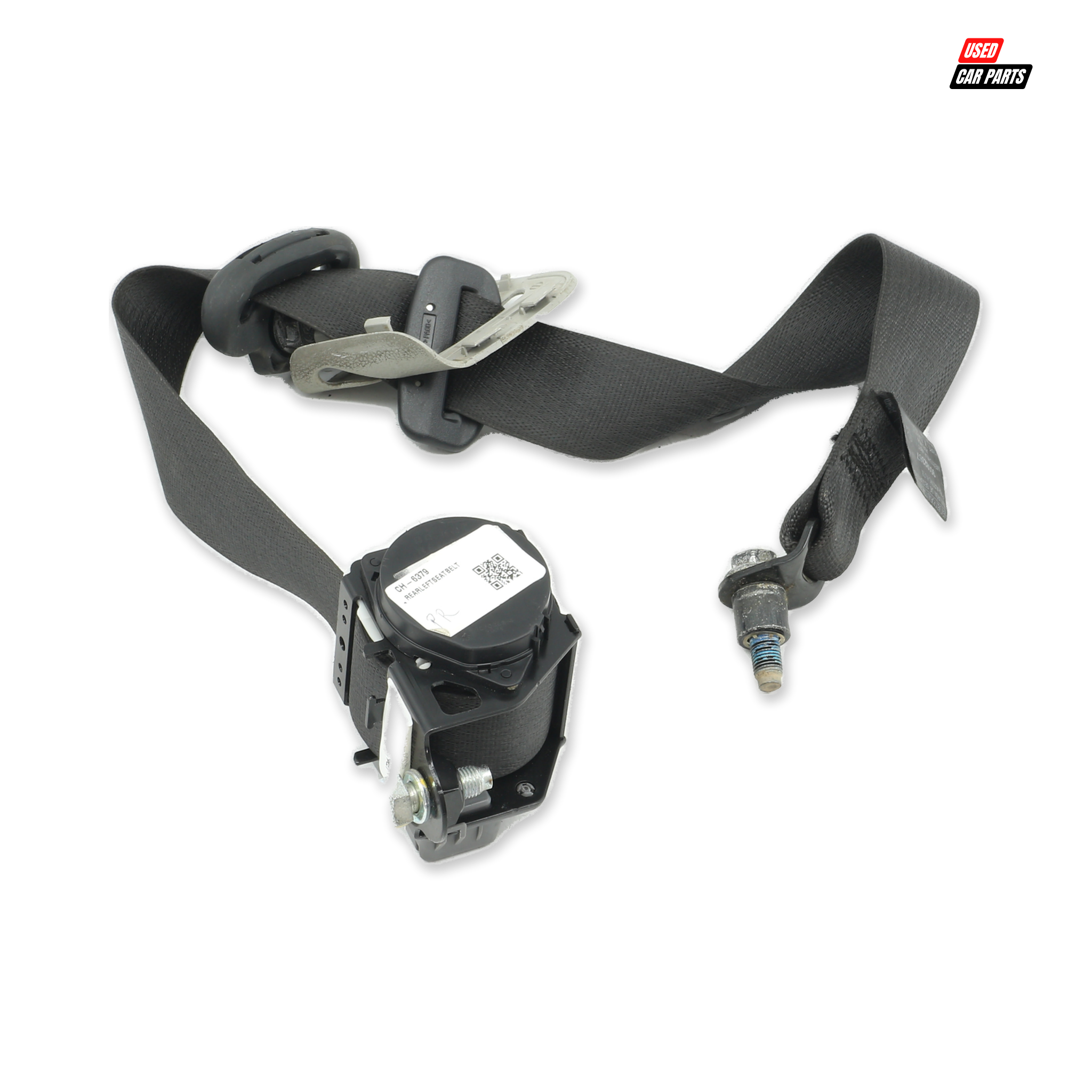 Used Passengers Side Rear Seat Belt for 2012 CHEVROLET CAPTIVA 2.4 LT White