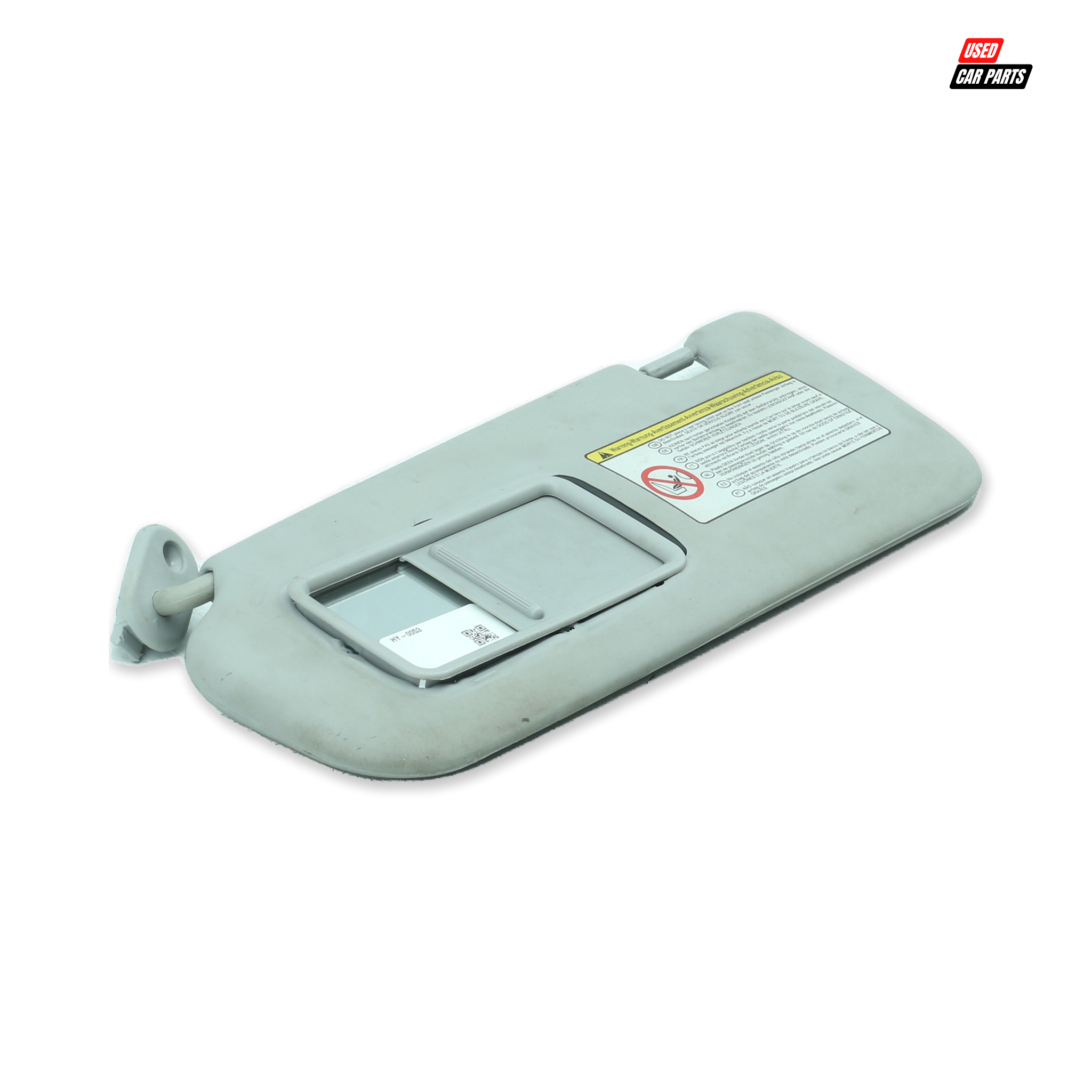Used Passengers Side Sun Visor (Part Number PA6LH) for 2013 HYUNDAI i20 1.4D GLIDE