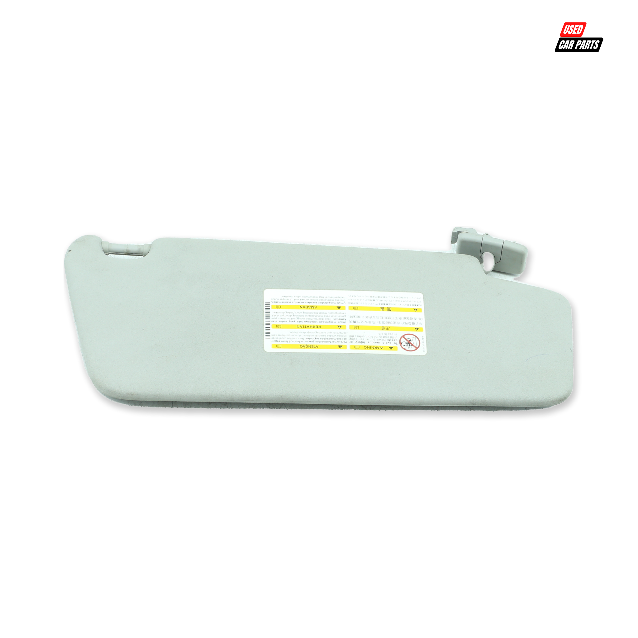 Used Passengers Side Sun Visor (Part Number A2218173120) for 2012 MERCEDES-BENZ C180