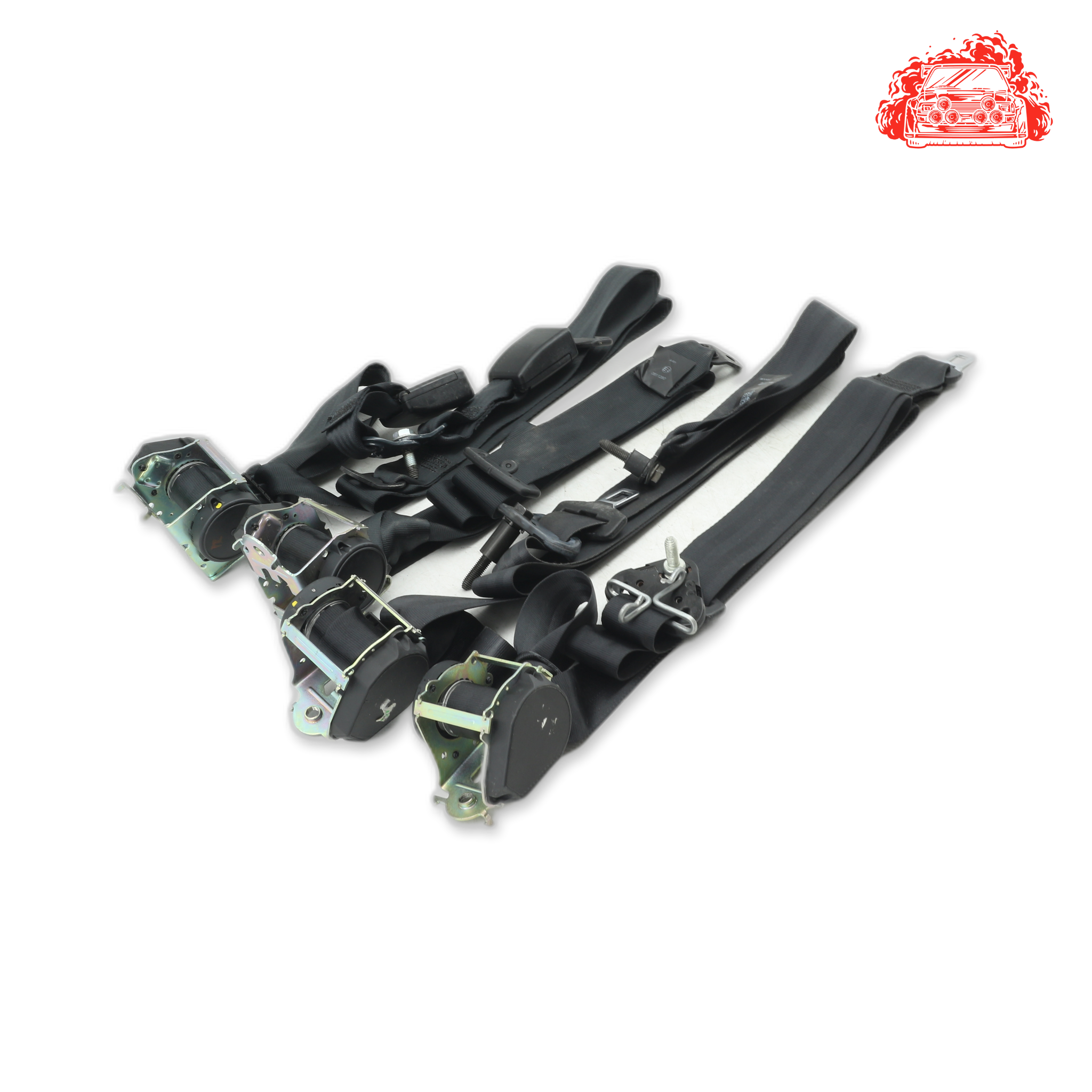 Used Renault Sandero Front & Rear Seat Belt Set