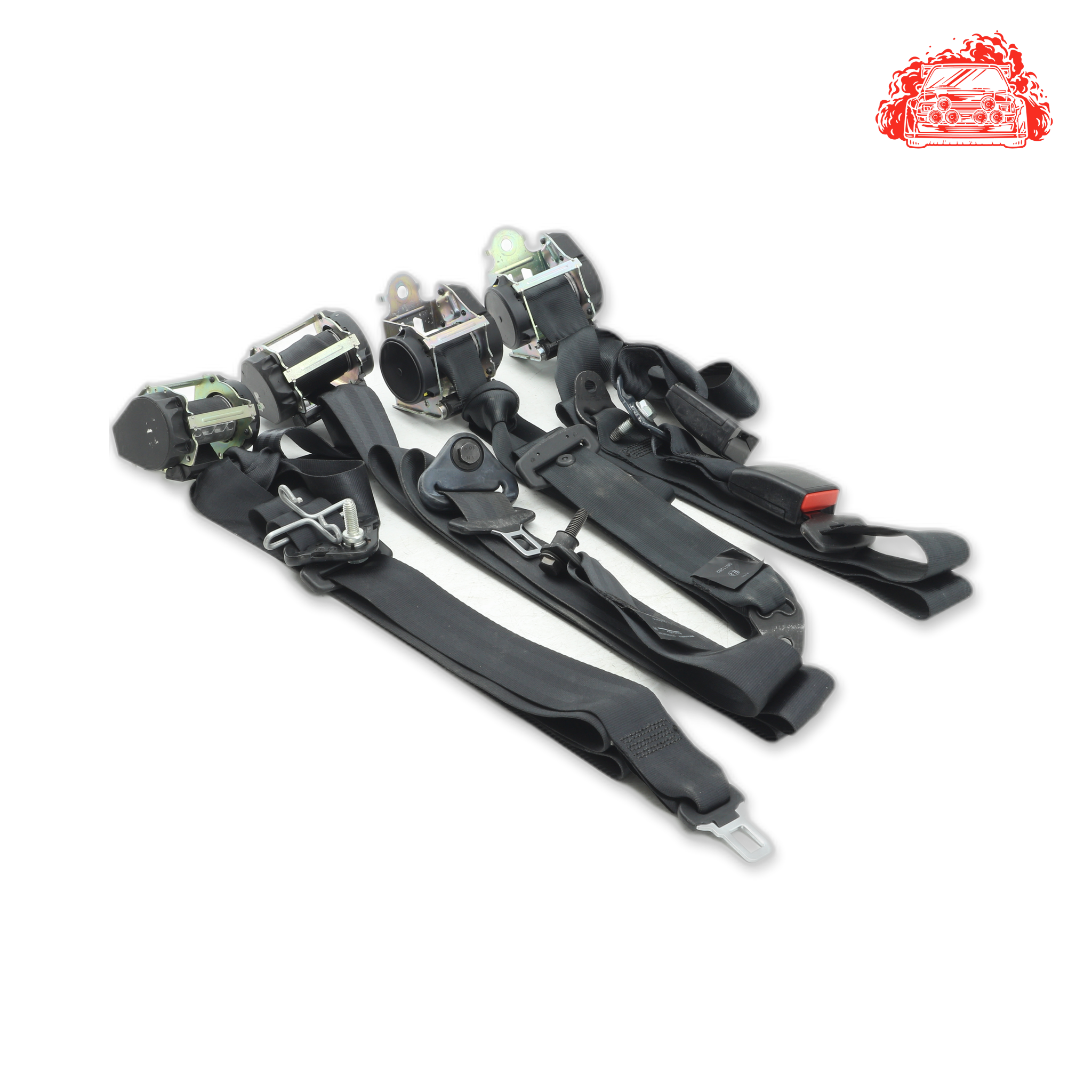 Used Renault Sandero Front & Rear Seat Belt Set