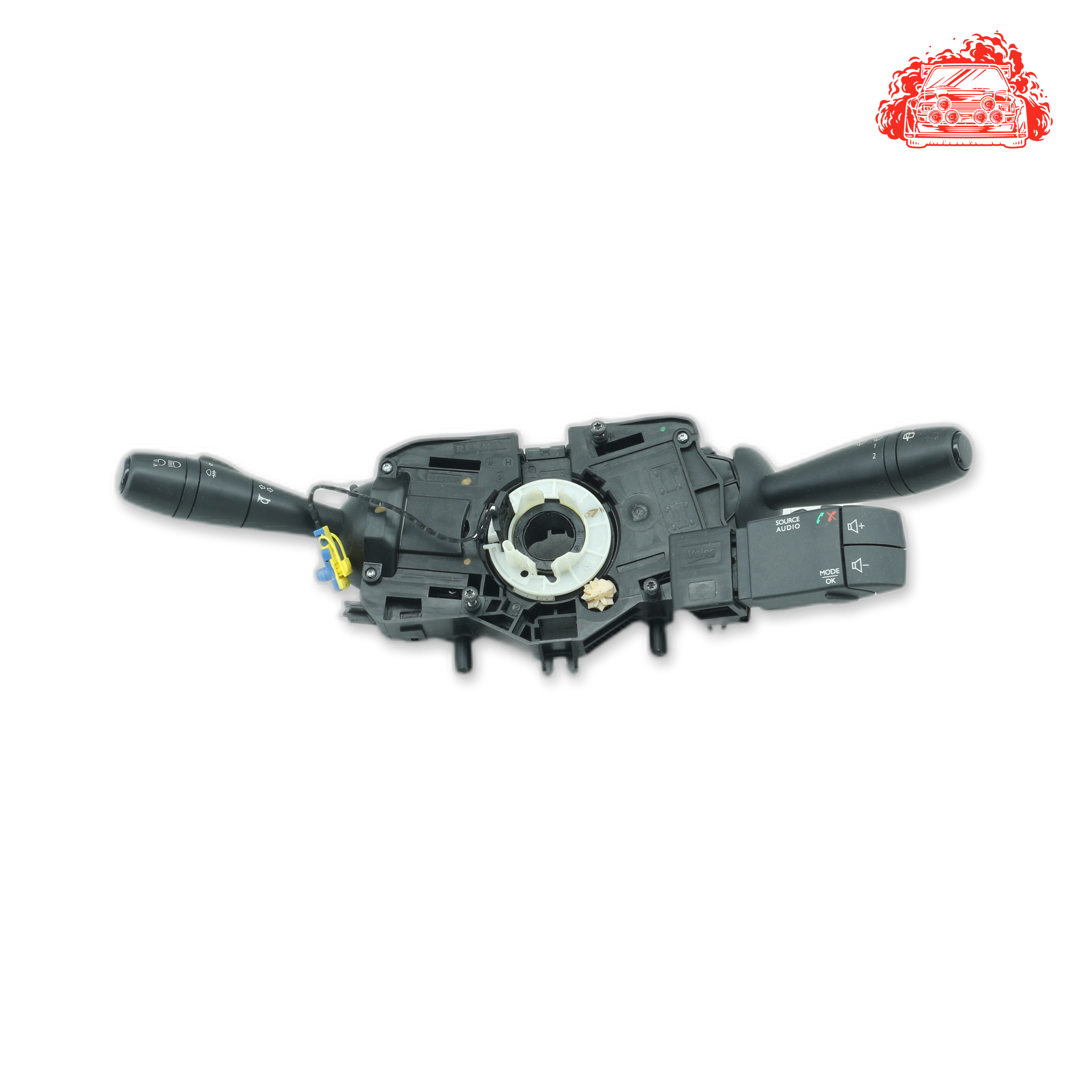 Used Renault Sandero Steering Column Combination Stalk - OEM Part 681727472R