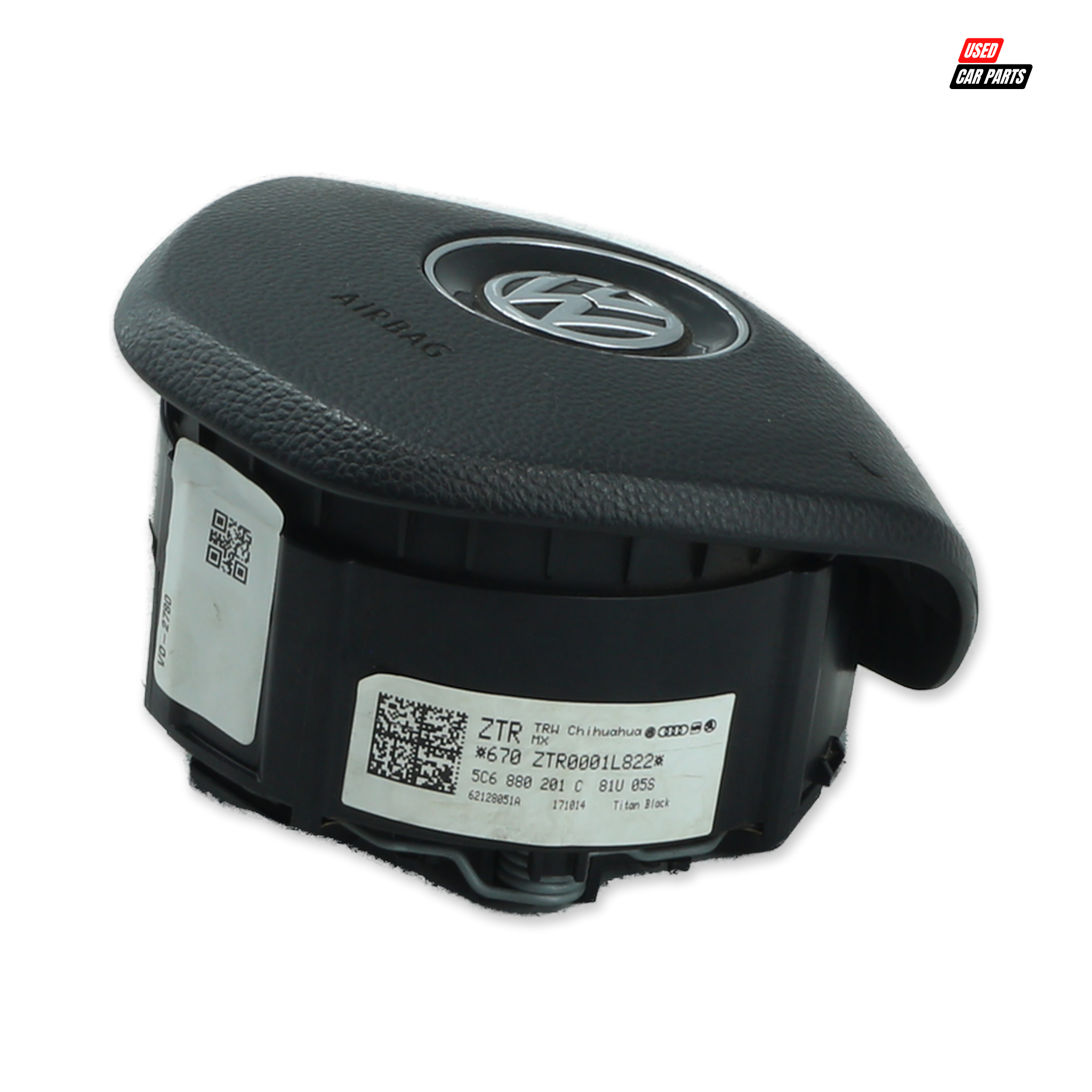 Used Steering Wheel Airbag (Part Number 5C6880201C) for VOLKSWAGEN JETTA GP 1.4 TSI COMFORTLINE 2015