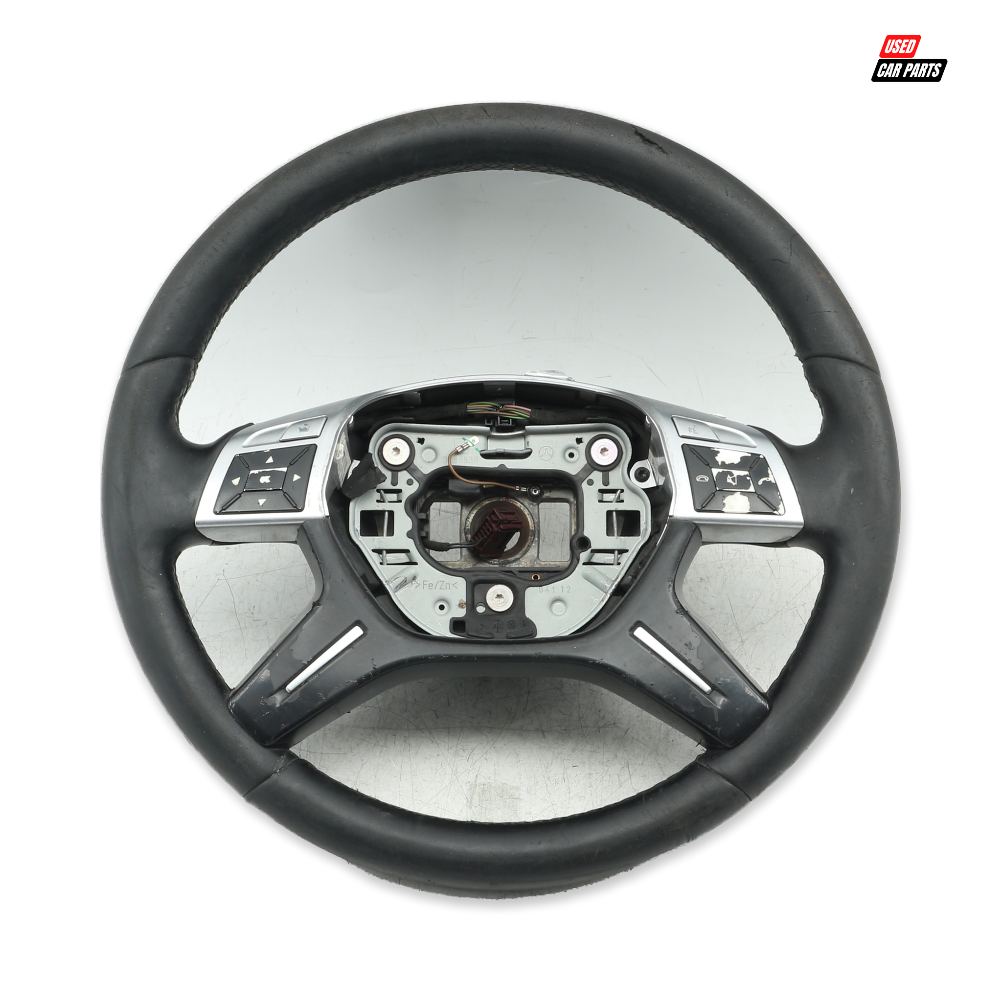 Used Steering Wheel With Control Part Number A2464605203 for MERCEDES-BENZ C180 2012