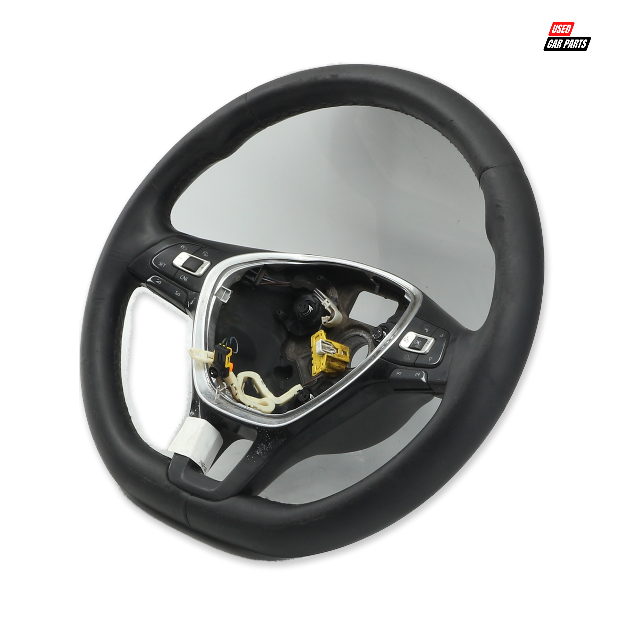 Used Steering Wheel With Control Part Number 5C0419091BL for VOLKSWAGEN JETTA GP 1.4 TSI COMFORTLINE 2015