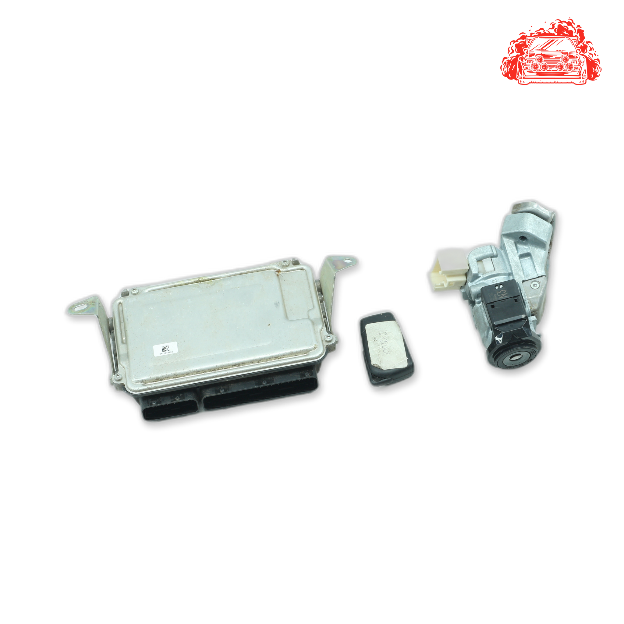 Used Toyota Aygo 1.0 X-Play ECU + Ignition + Keys + Barrels - OEM 89661-0H461