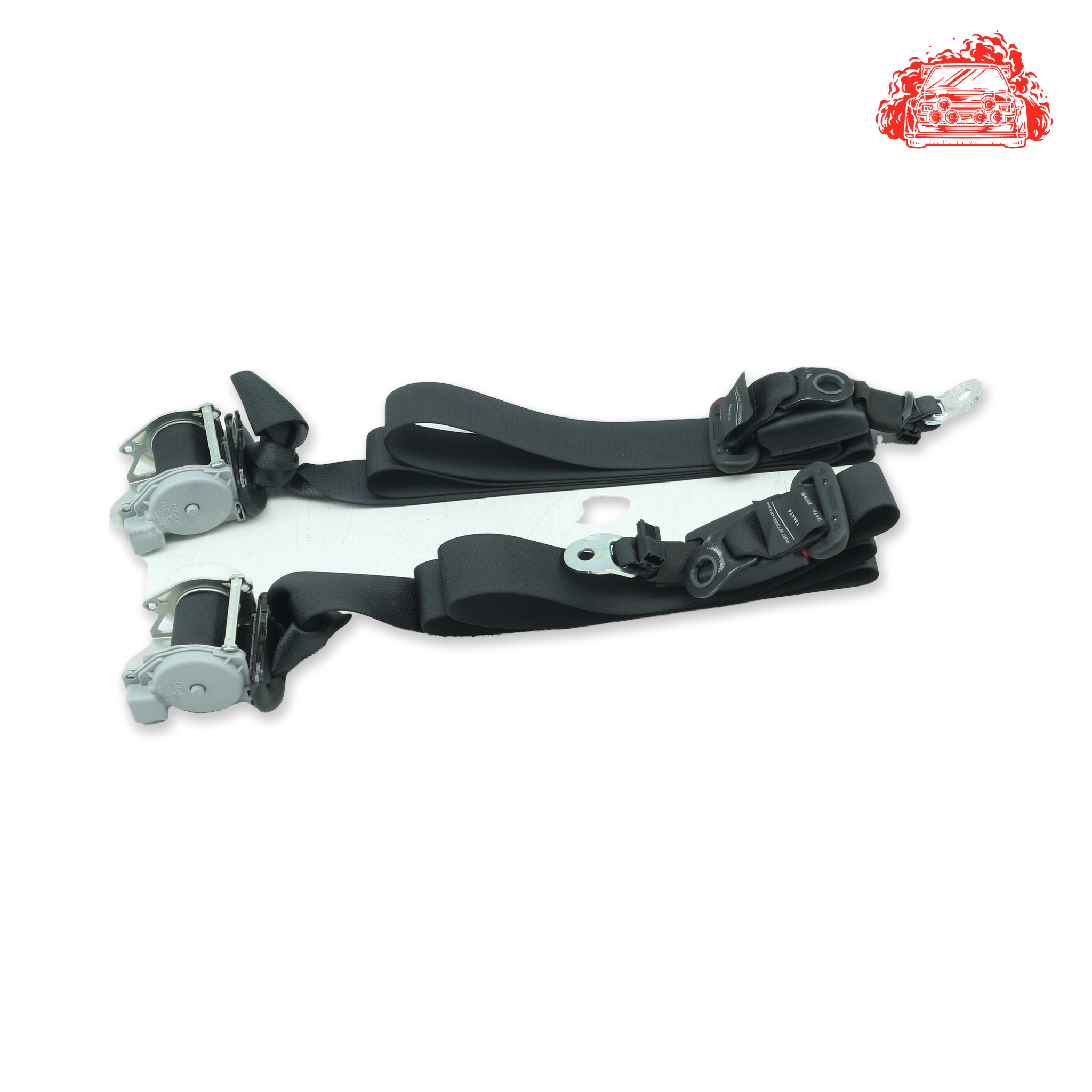 Used Toyota Aygo 1.0 X-Play Rear Non Pretensioner Seat Belt Set
