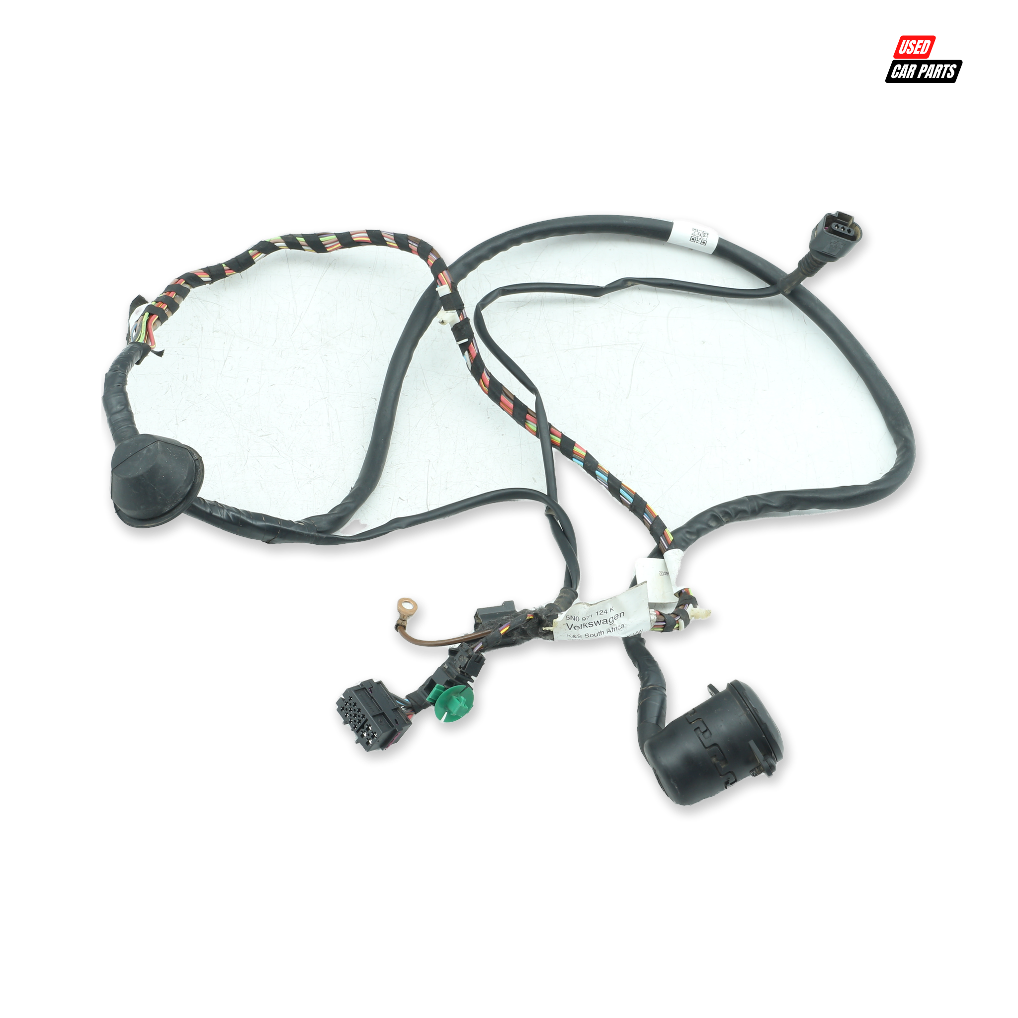 Used Tow Bar Wiring Harness (Part Number 5N0971124K) for 2014 VOLKSWAGEN 1.4 TDI