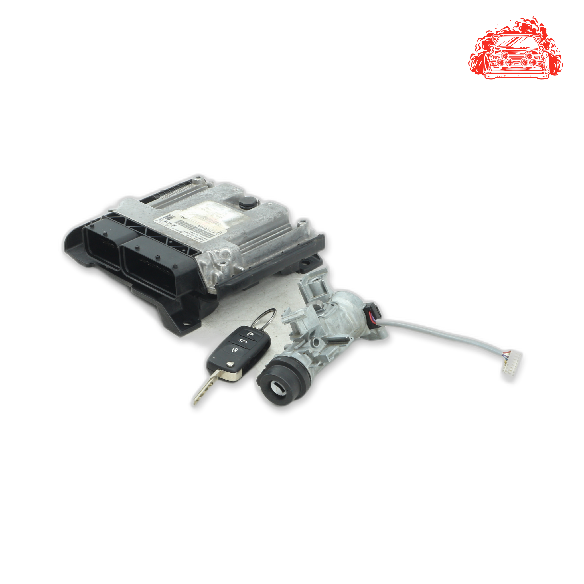 Used VOLKSWAGEN GOLF VI 1.4 TSi COMFORTLINE ECU Ignition Keys Barrels - OEM Part 1039S36322