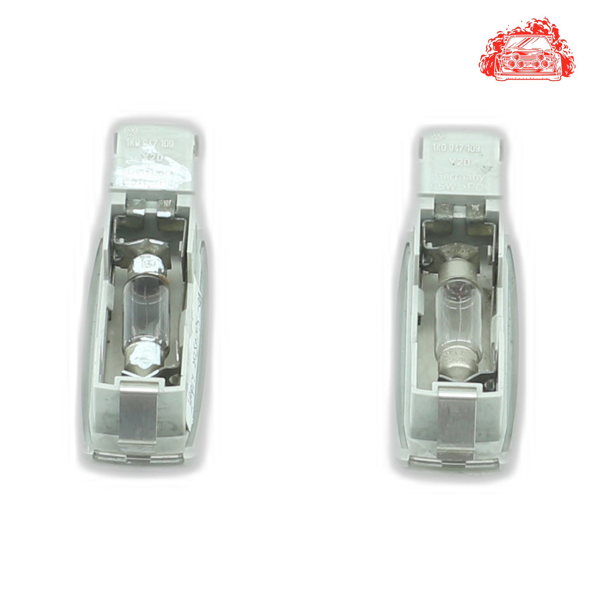 Used VOLKSWAGEN GOLF VI 1.4 TSi COMFORTLINE Sun Visor Lights Set - OEM Part 1K0947109