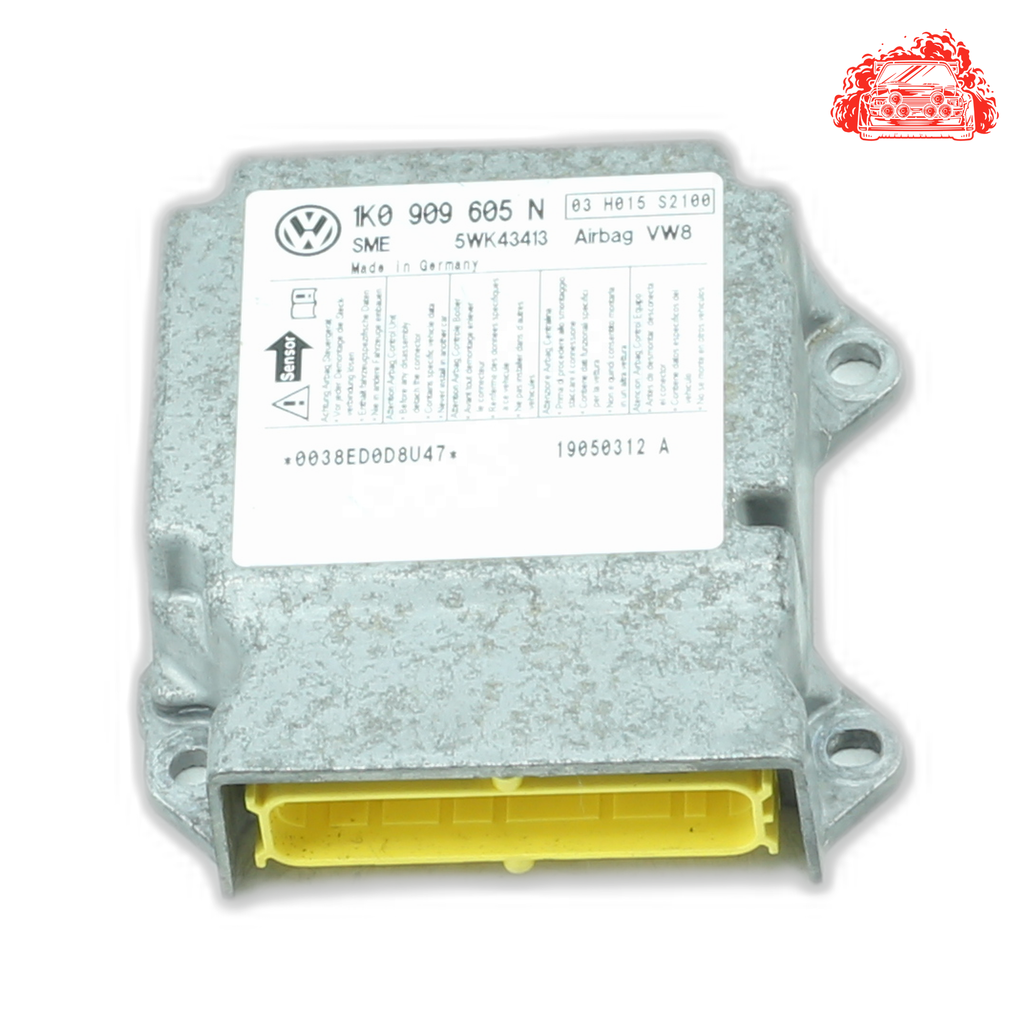 Used VOLKSWAGEN GOLF 2.0 TDI SPORTLINE Airbag Control Module - OEM Part 1K0909605N