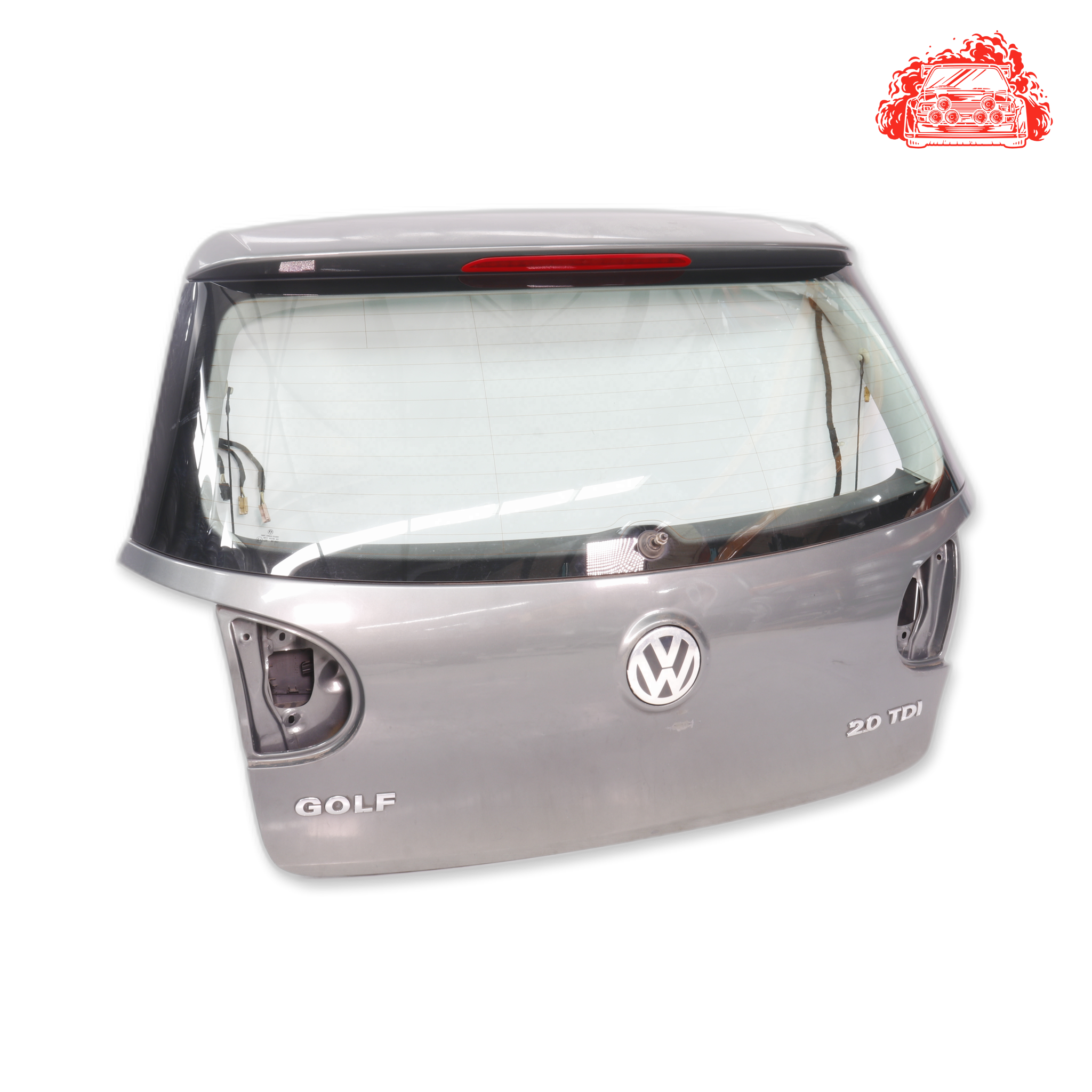 Salvaged VW Golf 2.0 TDI Sportline Boot Lid Tailgate