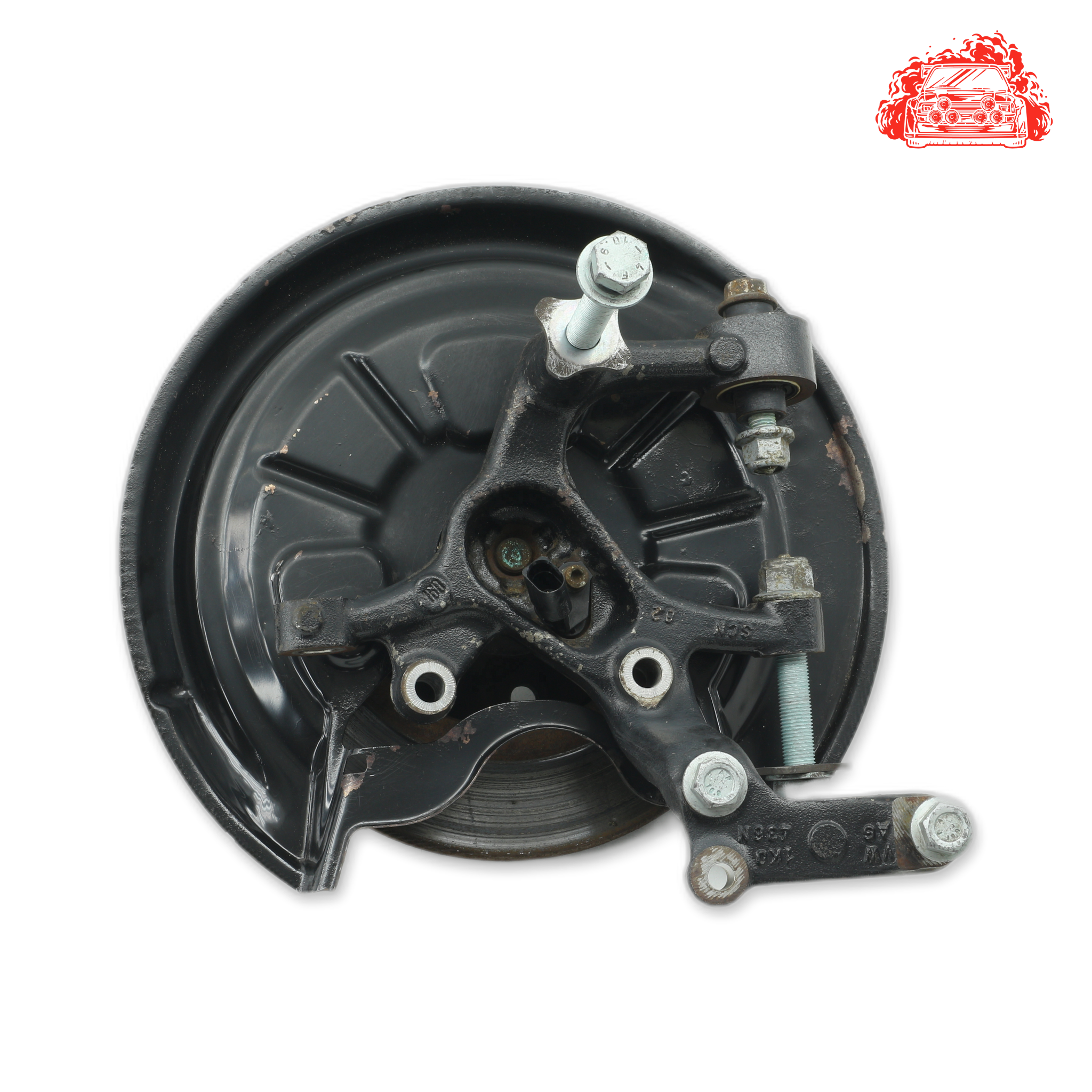 Used VOLKSWAGEN GOLF 2.0 TDI SPORTLINE Driver Side Rear Knuckle and Hub - OEM Part 1K0435N