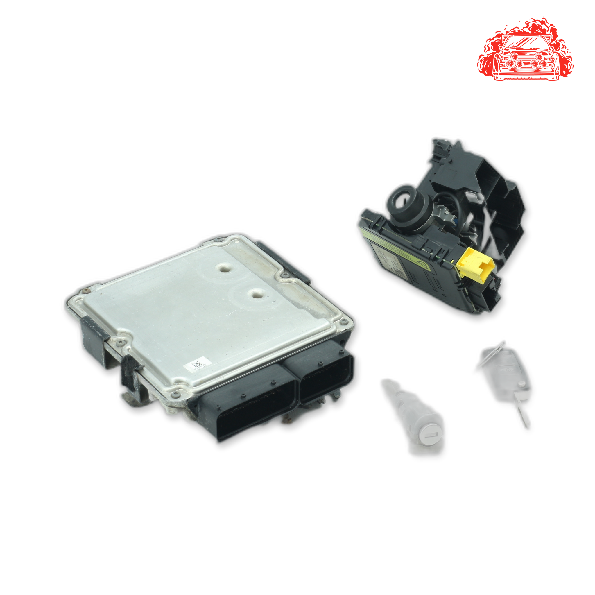 Used VOLKSWAGEN GOLF 2.0 TDI SPORTLINE ECU + IGNITION + KEYS + BARRELS - OEM Part 1K0953549A