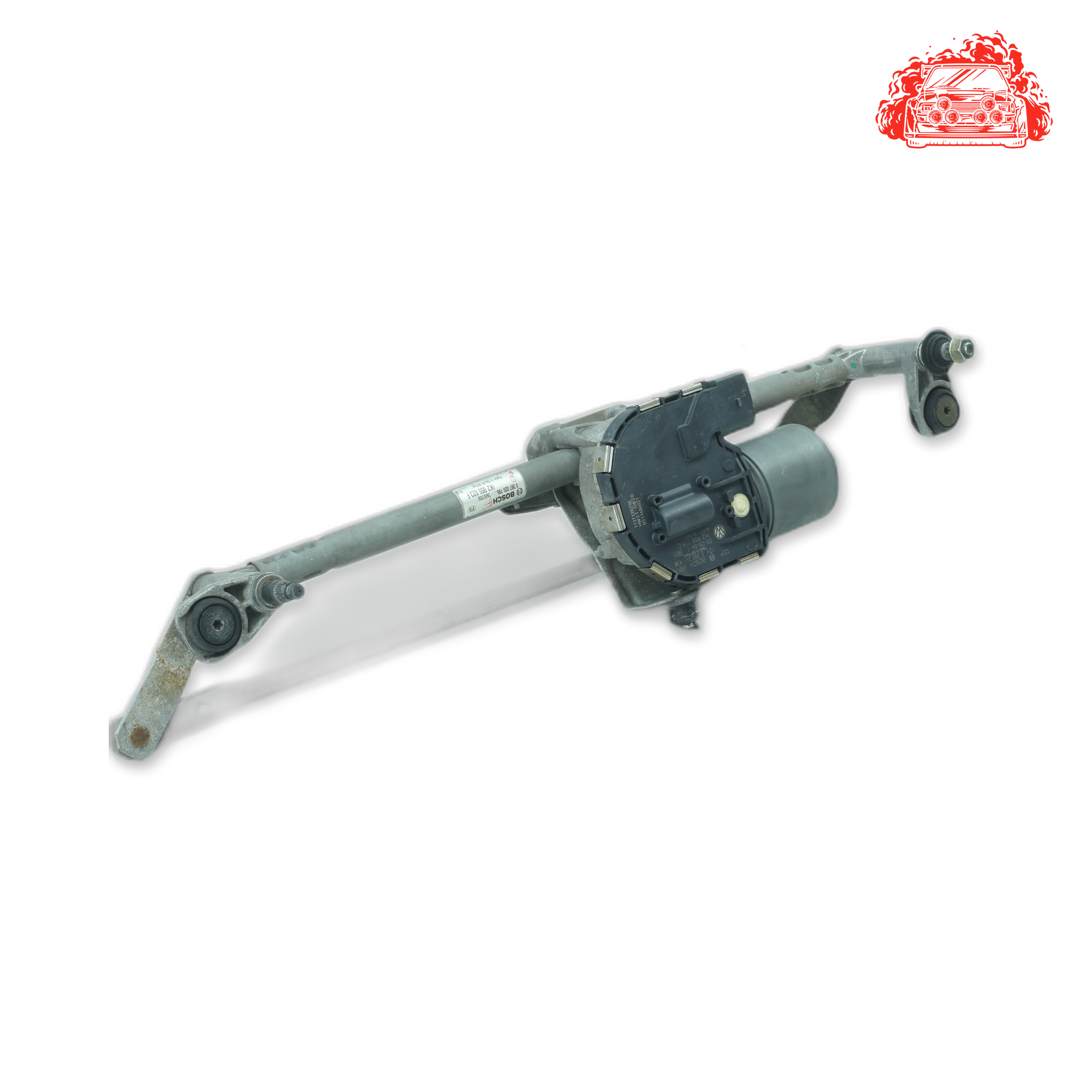 front wiper mechanism and motor - photo 2