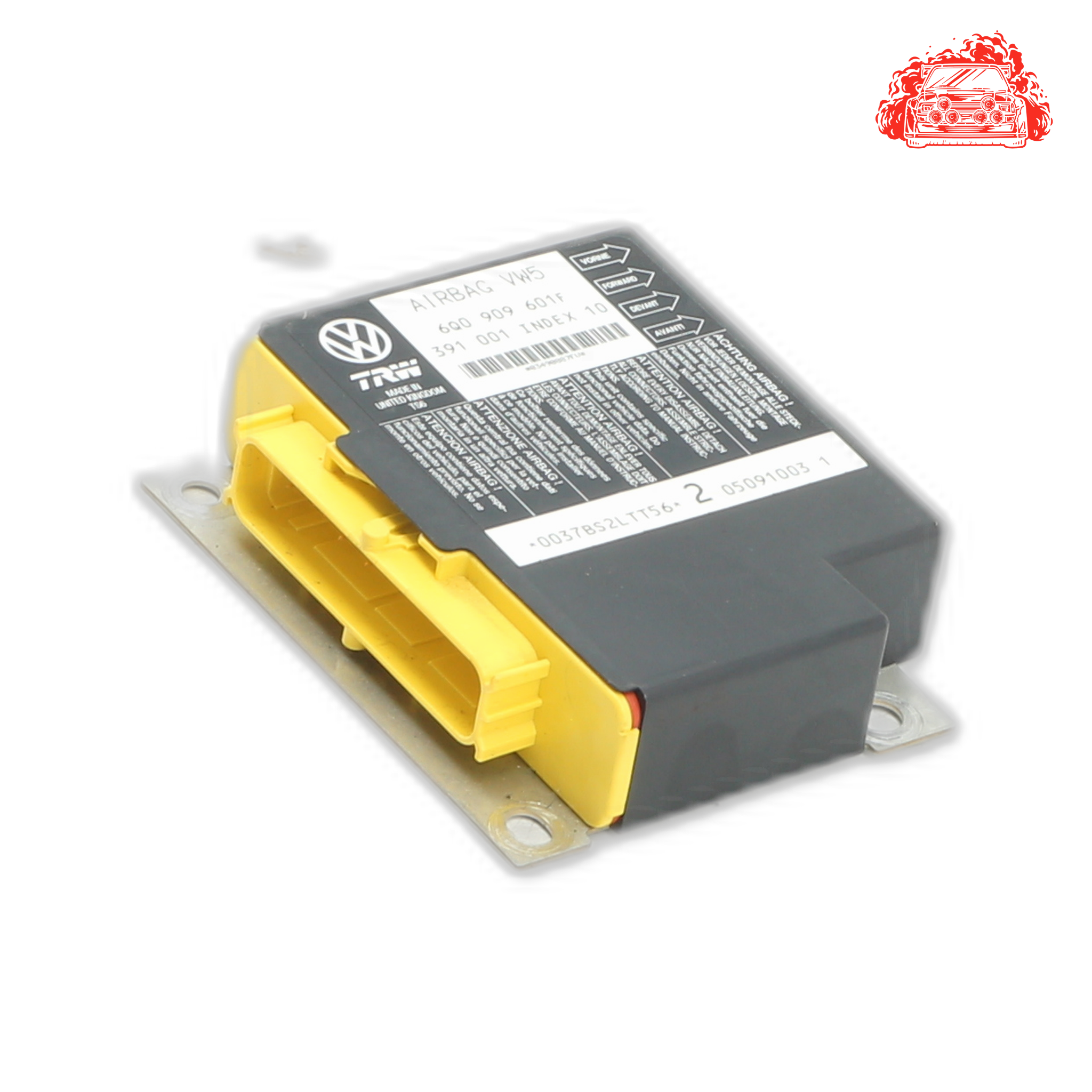 Used VOLKSWAGEN Polo Airbag Control Module - OEM Part 6Q0909601F