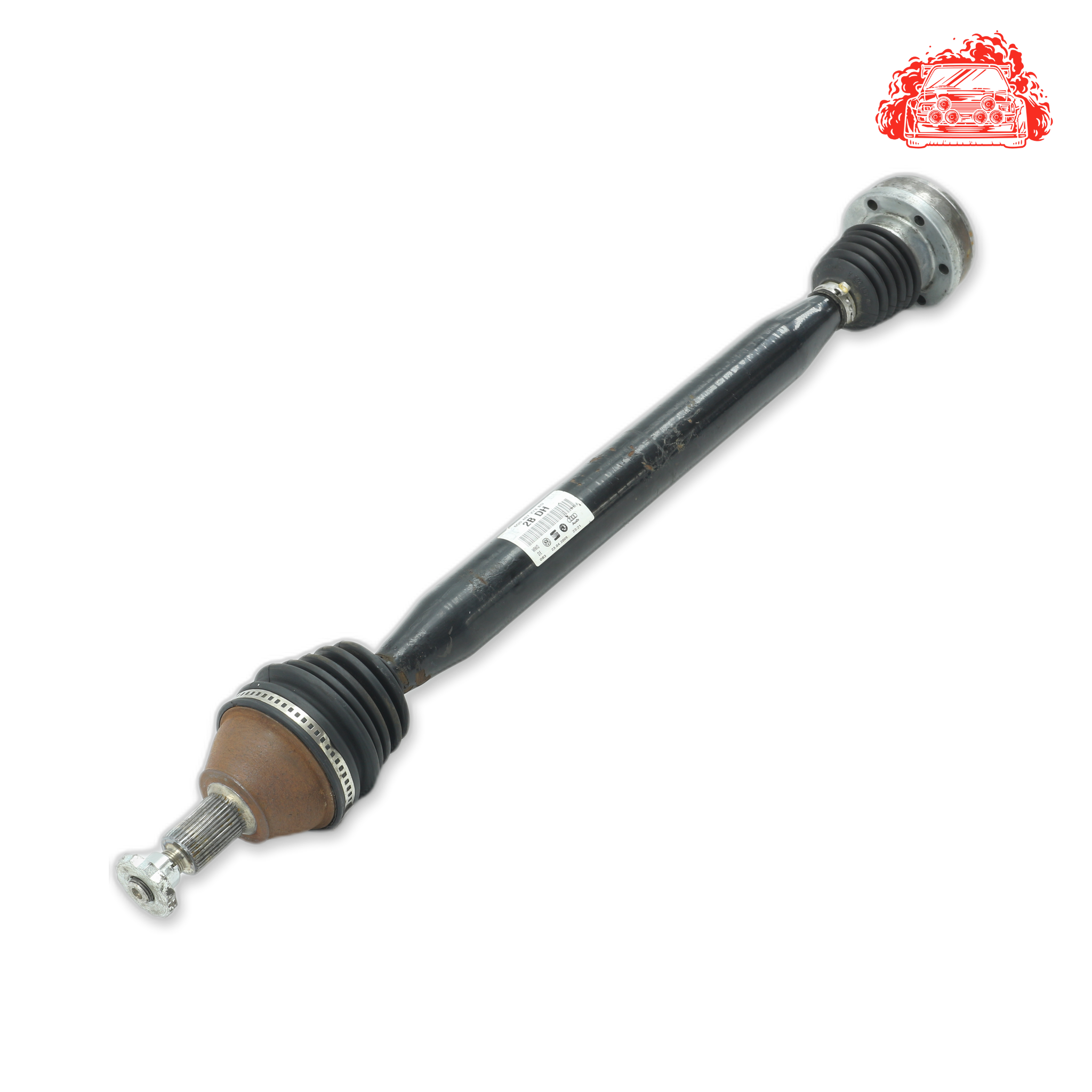 Used VOLKSWAGEN Polo Driver Side Front Driveshaft 6Q0407272BD