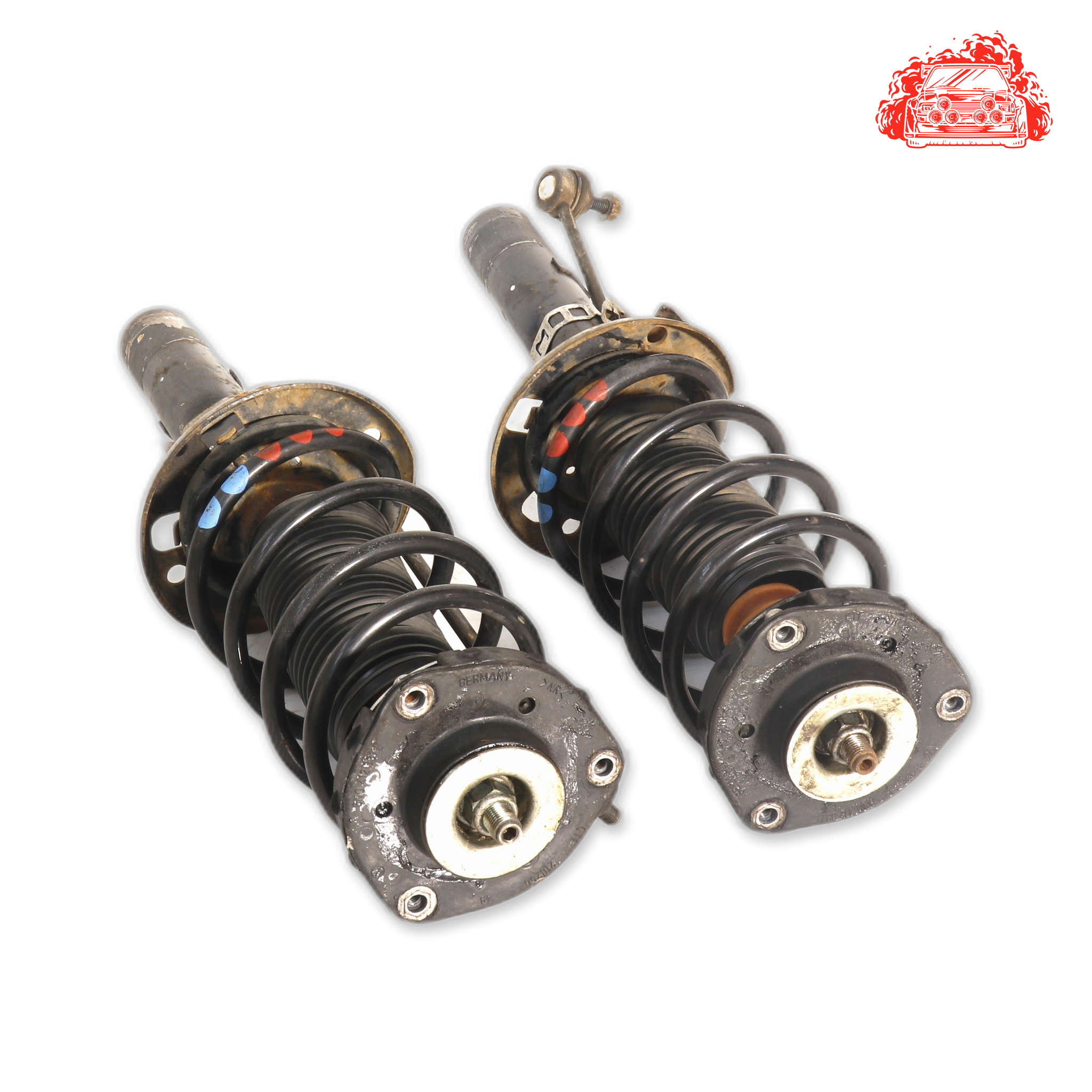 Used Volkswagen Polo Mk4 Face-Lift Front Shocks Set - OEM Part 2Q0512013CA