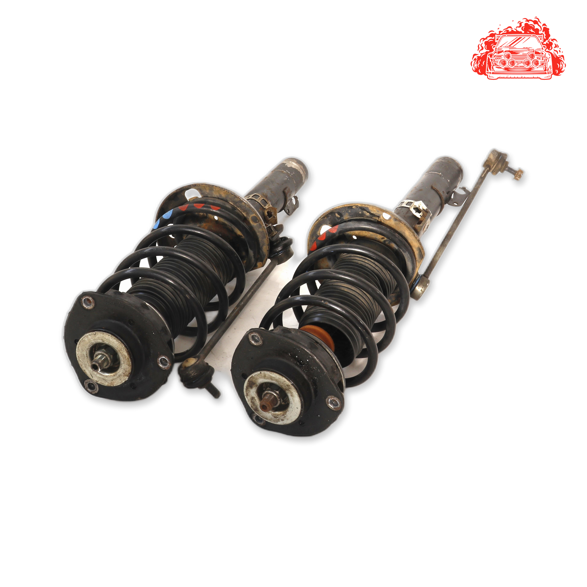 Used Volkswagen Polo Mk4 Face-Lift Front Shocks Set - OEM Part 2Q0512013CA