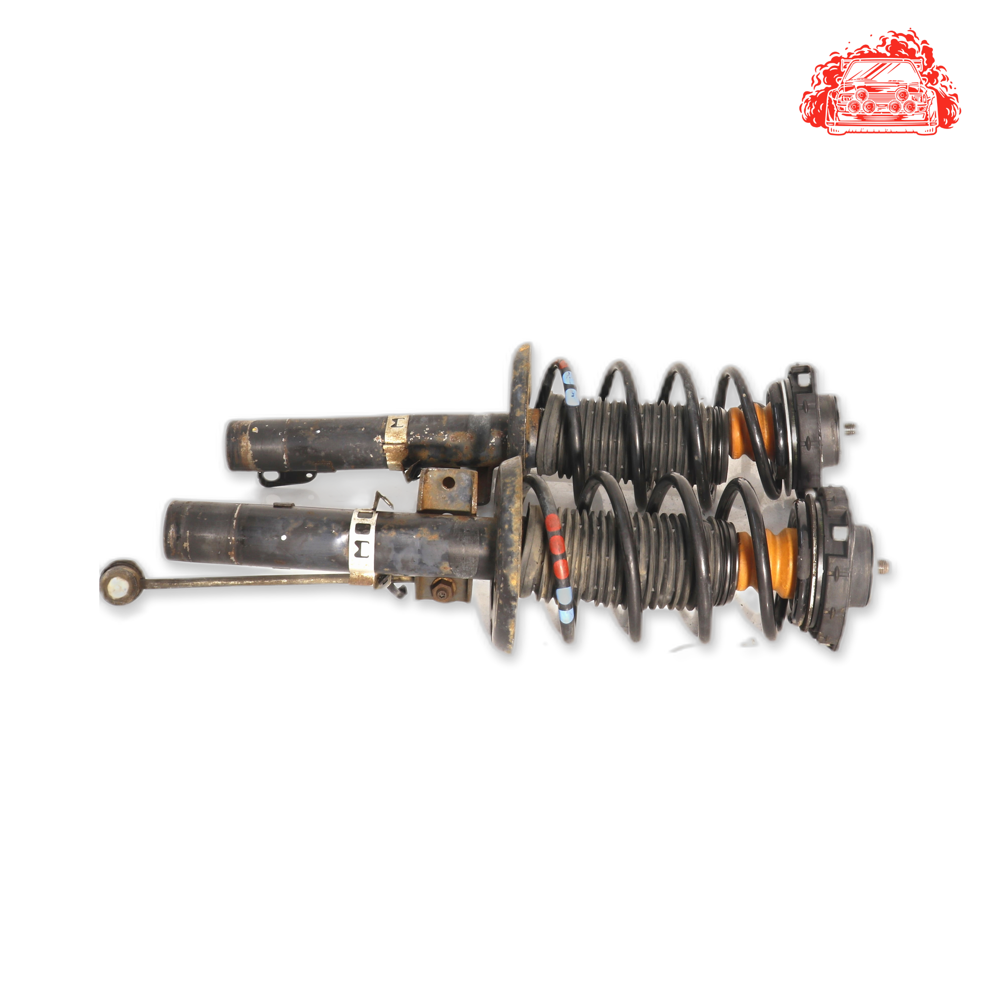 Used Volkswagen Polo Mk4 Face-Lift Front Shocks Set - OEM Part 2Q0512013CA