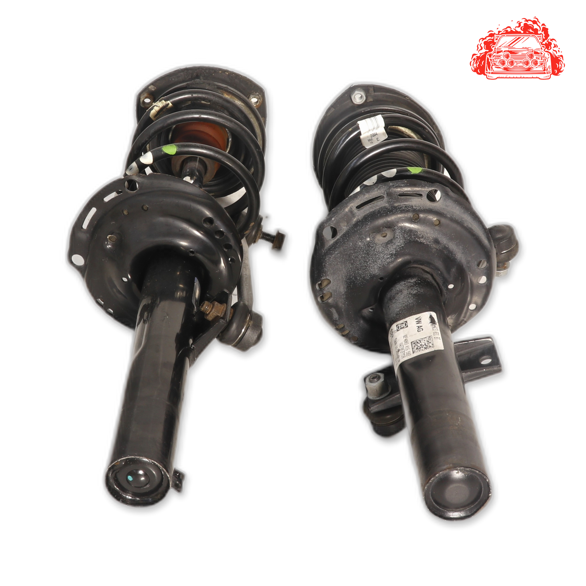 Used Volkswagen Polo Mk4 Face-Lift Rear Shocks Set - OEM Part 2Q0512013CA