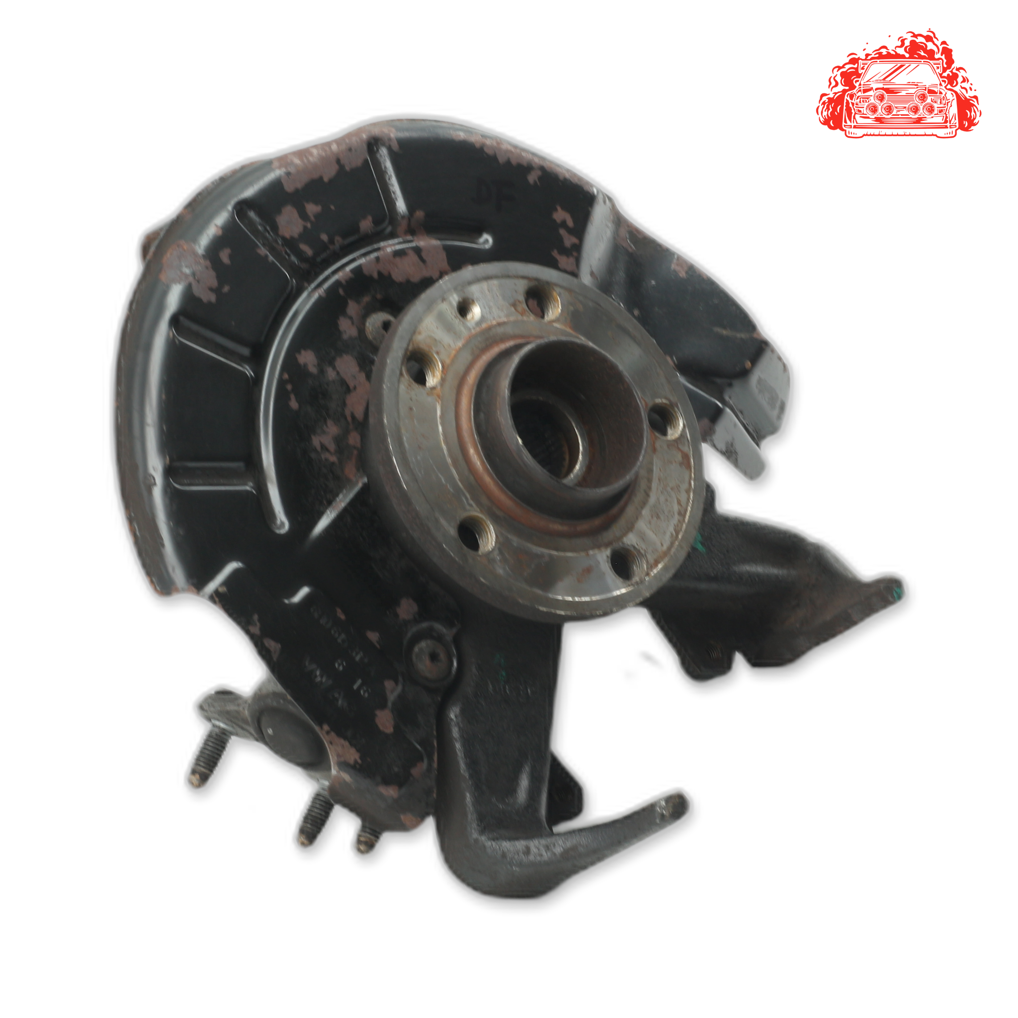 Used VOLKSWAGEN POLO VIVO GP 1.4 TRENDLINE TIP Driver Side Front Knuckle and Hub - OEM Part 6R0615312A