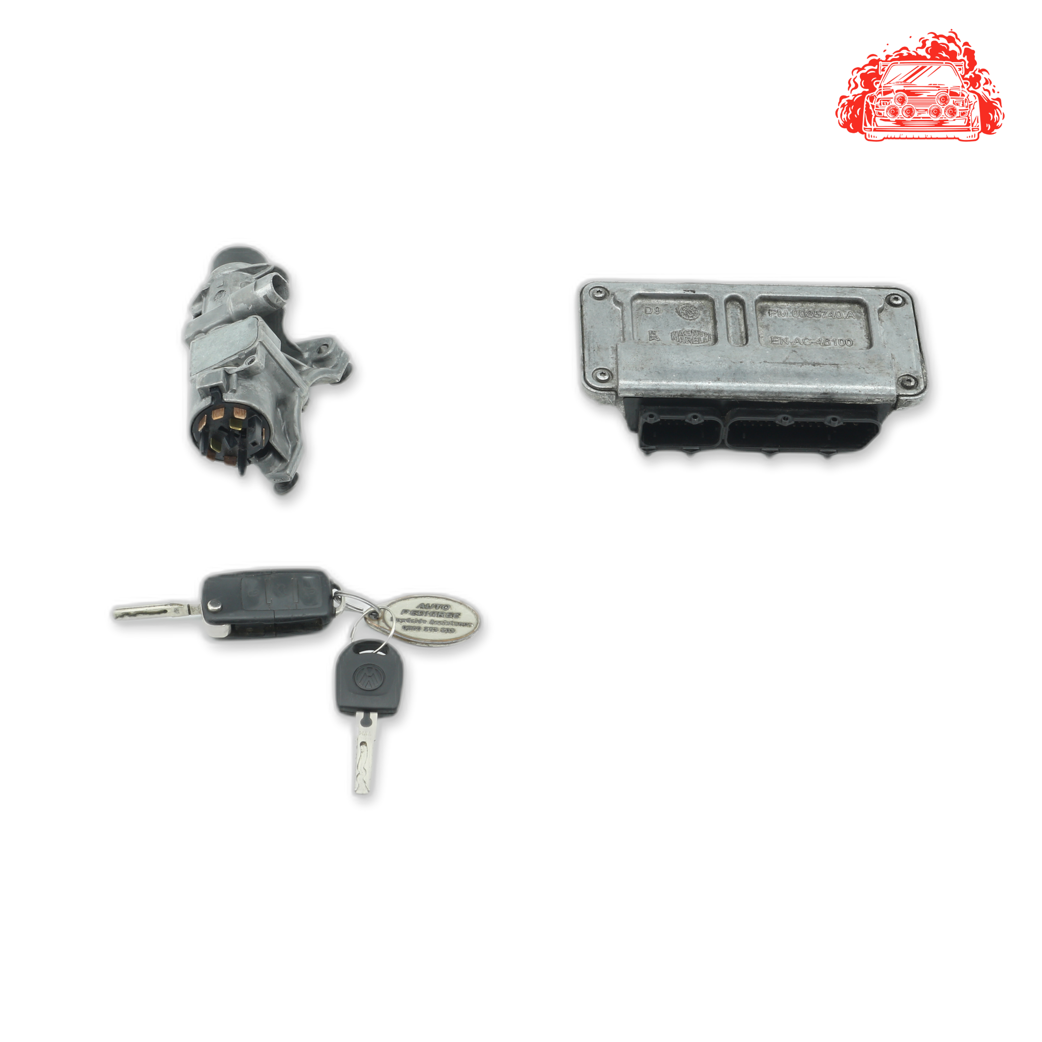 Used VOLKSWAGEN POLO VIVO GP 1.4 TRENDLINE TIP ECU + IGNITION + KEYS + BARRELS