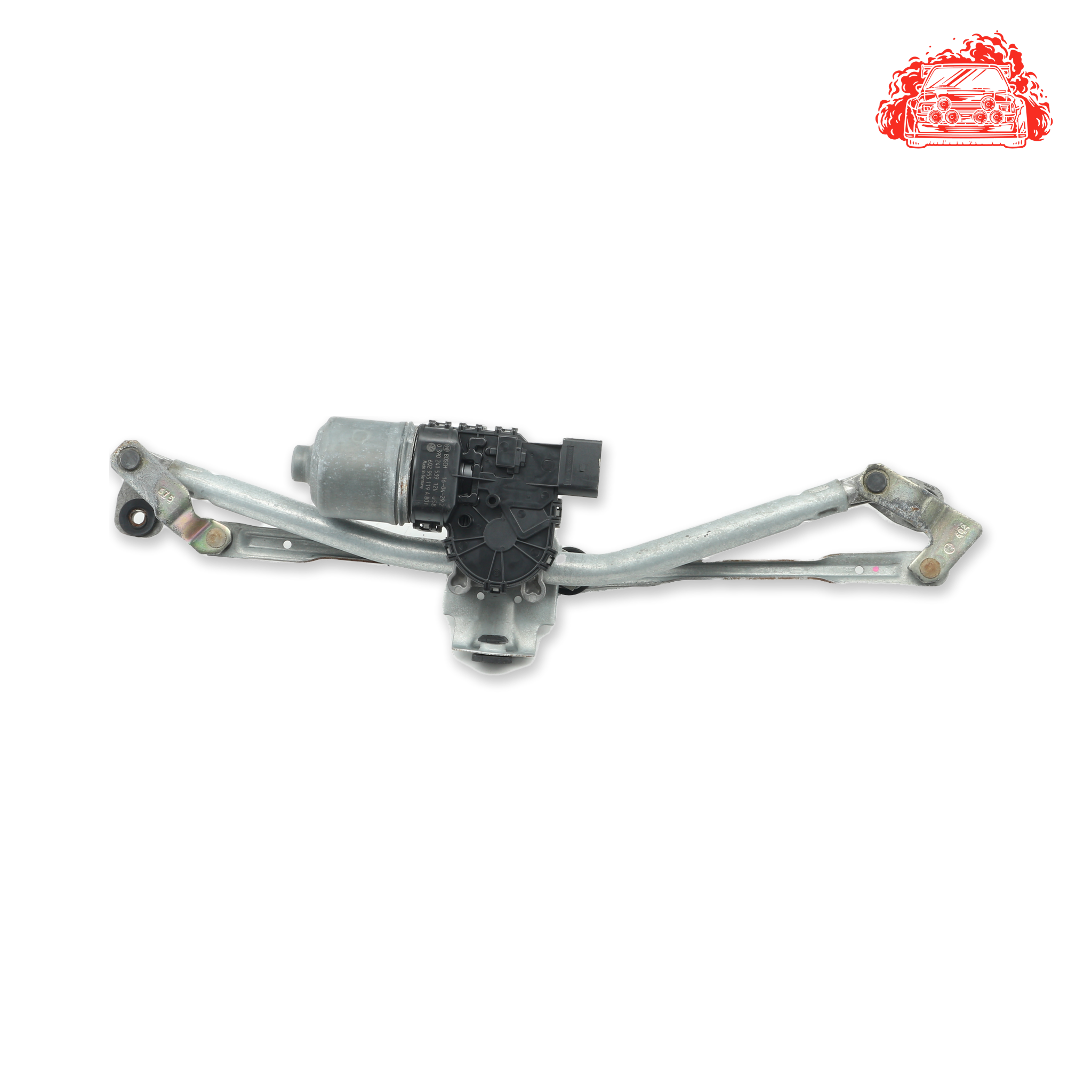 Used VOLKSWAGEN POLO VIVO GP 1.4 TRENDLINE TIP Front Wiper Mechanism and Motor - OEM Part 6Q2955023