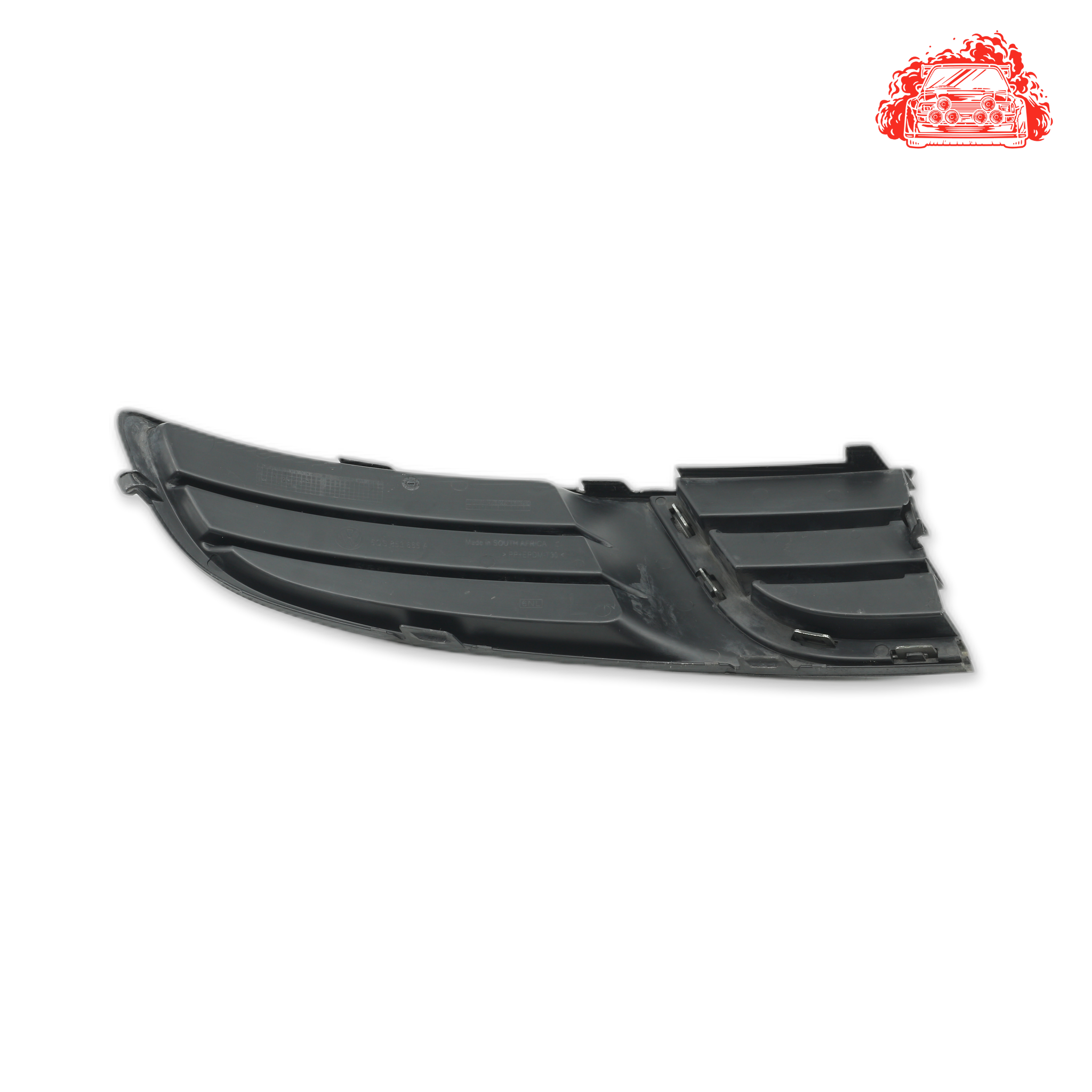 Used VOLKSWAGEN POLO VIVO GP 1.4 TRENDLINE TIP Passenger Side Front Fog Light Grille - OEM Part 6QS853665A