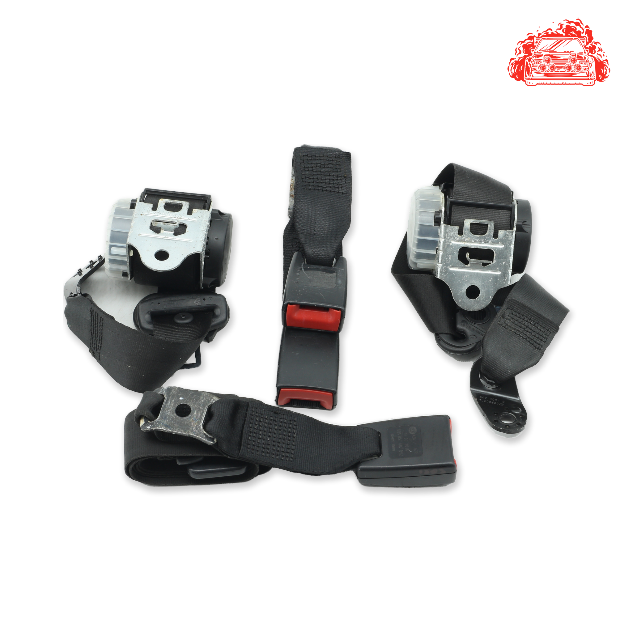 rear non pretensioner seat belt set - photo 5