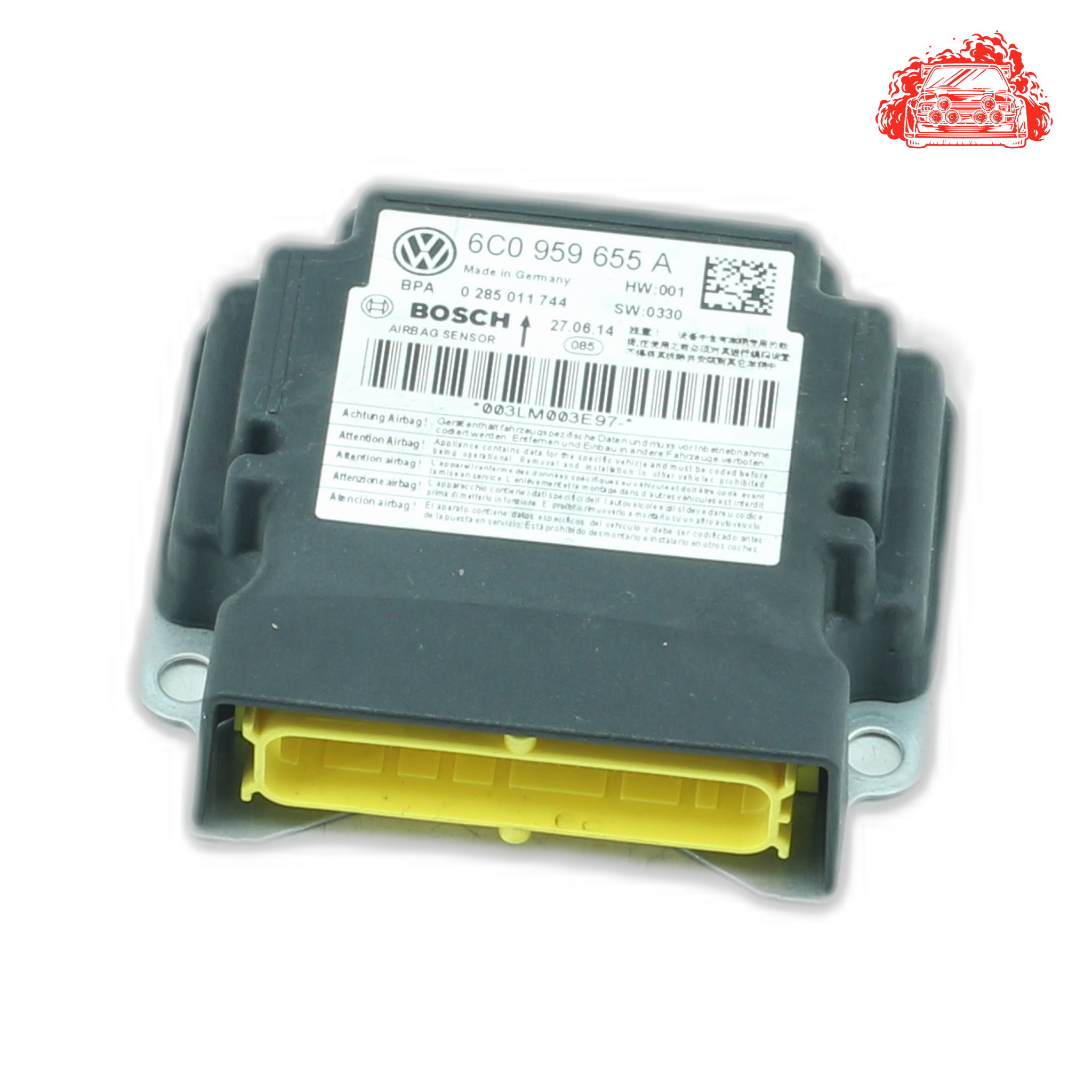 Used VOLKSWAGEN Polo 1.2 TSI Trendline Airbag Control Module - OEM Part 6C0959655A