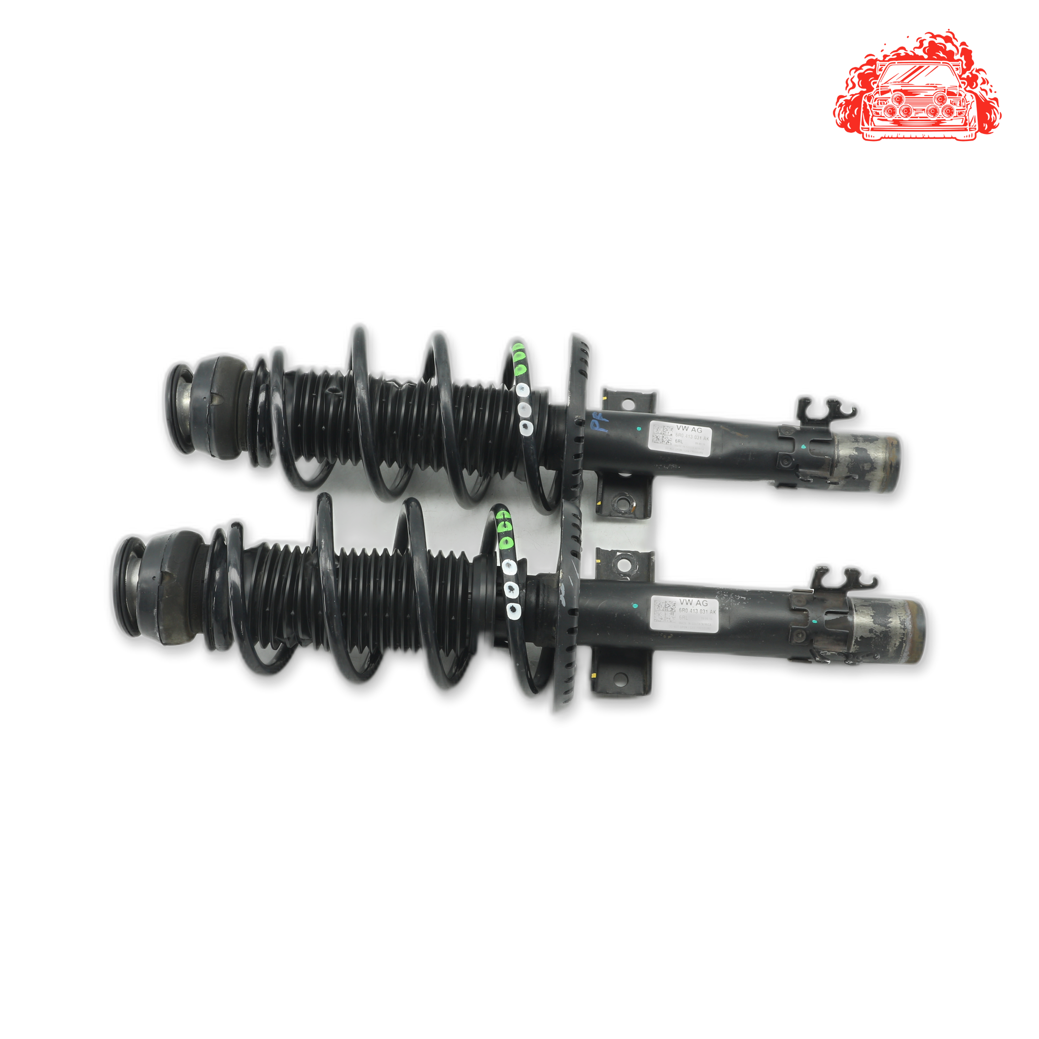 Used VOLKSWAGEN Polo 1.2 TSI Trendline Front Shocks Set - OEM Part 6R0413031AK
