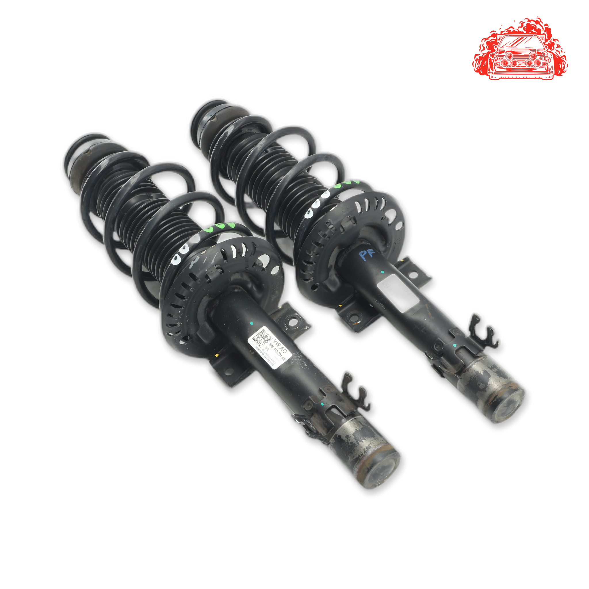 Used VOLKSWAGEN Polo 1.2 TSI Trendline Front Shocks Set - OEM Part 6R0413031AK