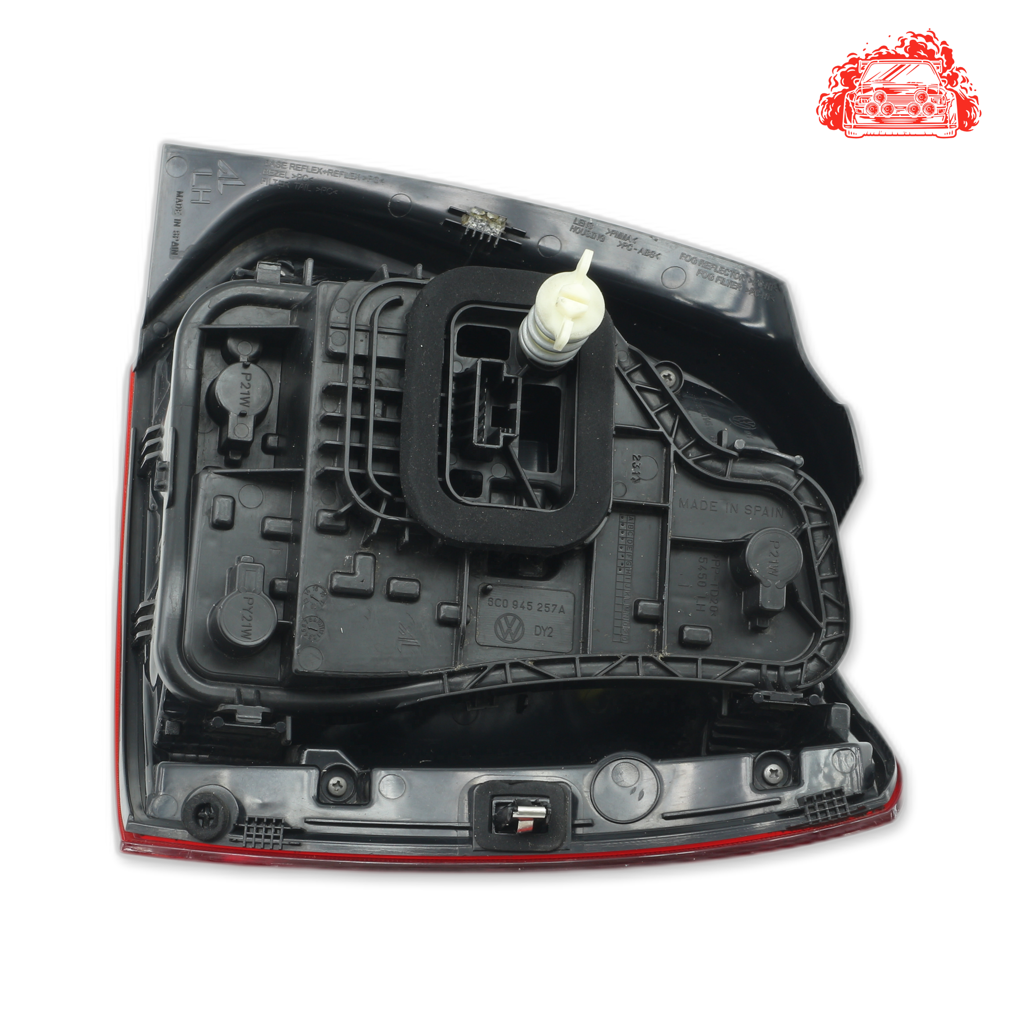 Used Volkswagen Polo 1.2 TSI Trendline Passenger Side Tail Light - OEM Part 6C0945095G