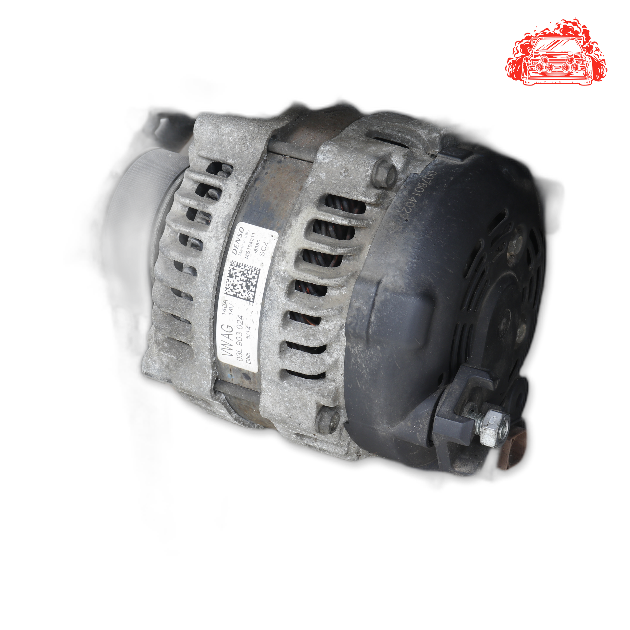 Used Volkswagen 2.0 TDI Alternator - OEM Part 03L903024