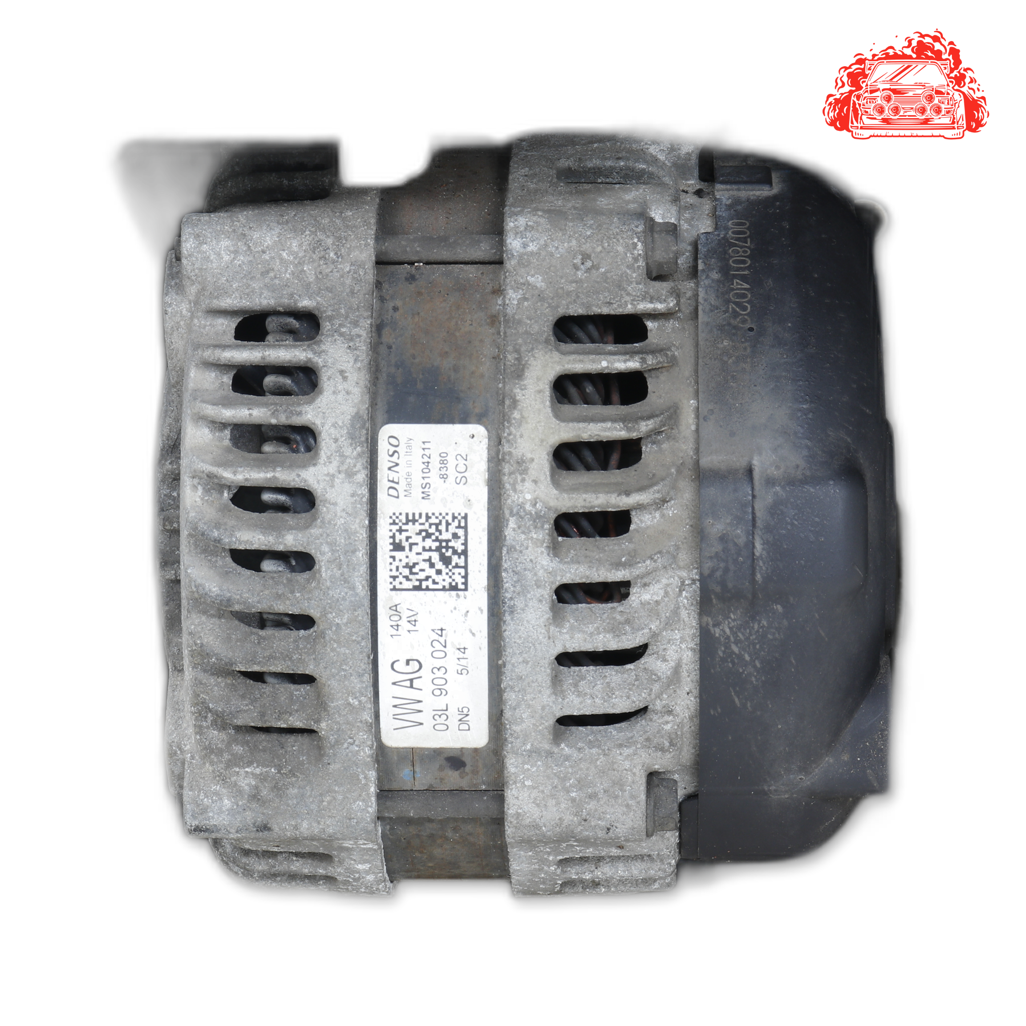 Used Volkswagen 2.0 TDI Alternator - OEM Part 03L903024