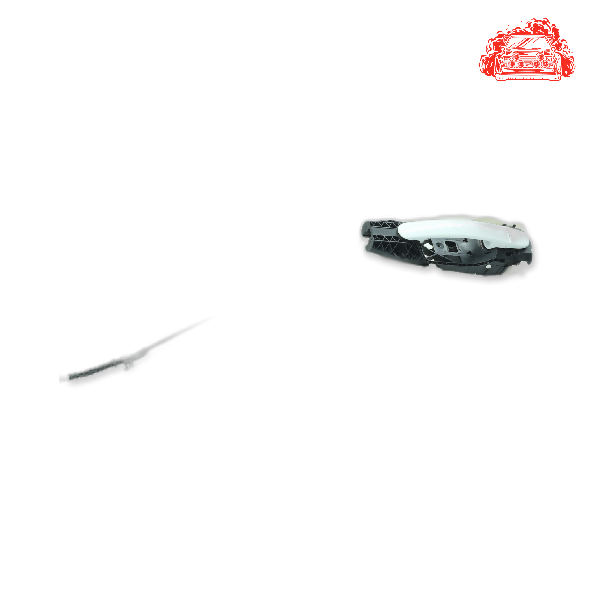 Used VOLKSWAGEN 2.0 TDI Passenger Side Rear Exterior Door Handle - OEM Part 5N0839885H
