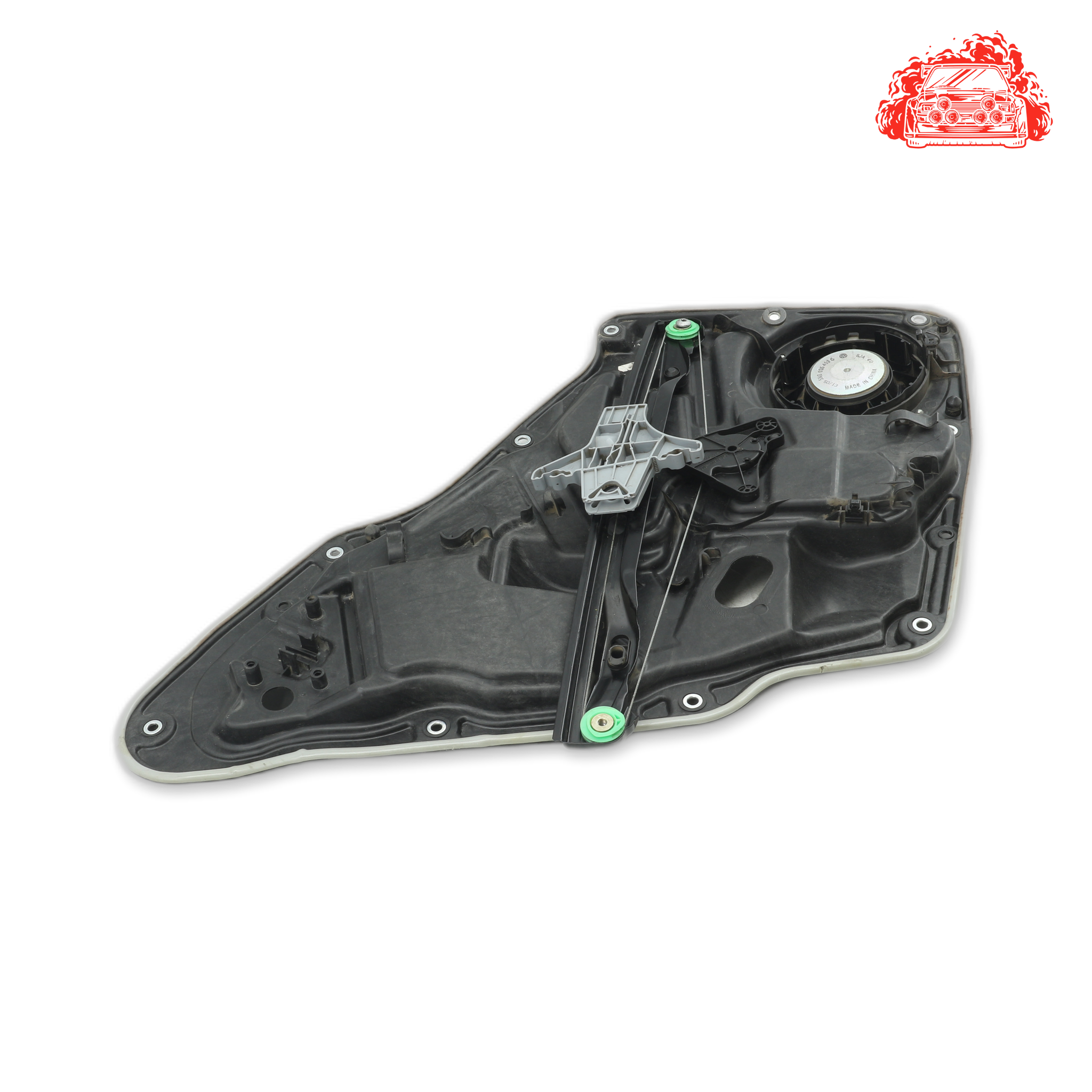 Used VOLKSWAGEN 2.0 TDI Passenger Side Rear Window Mechanism - OEM Part 5N0839729