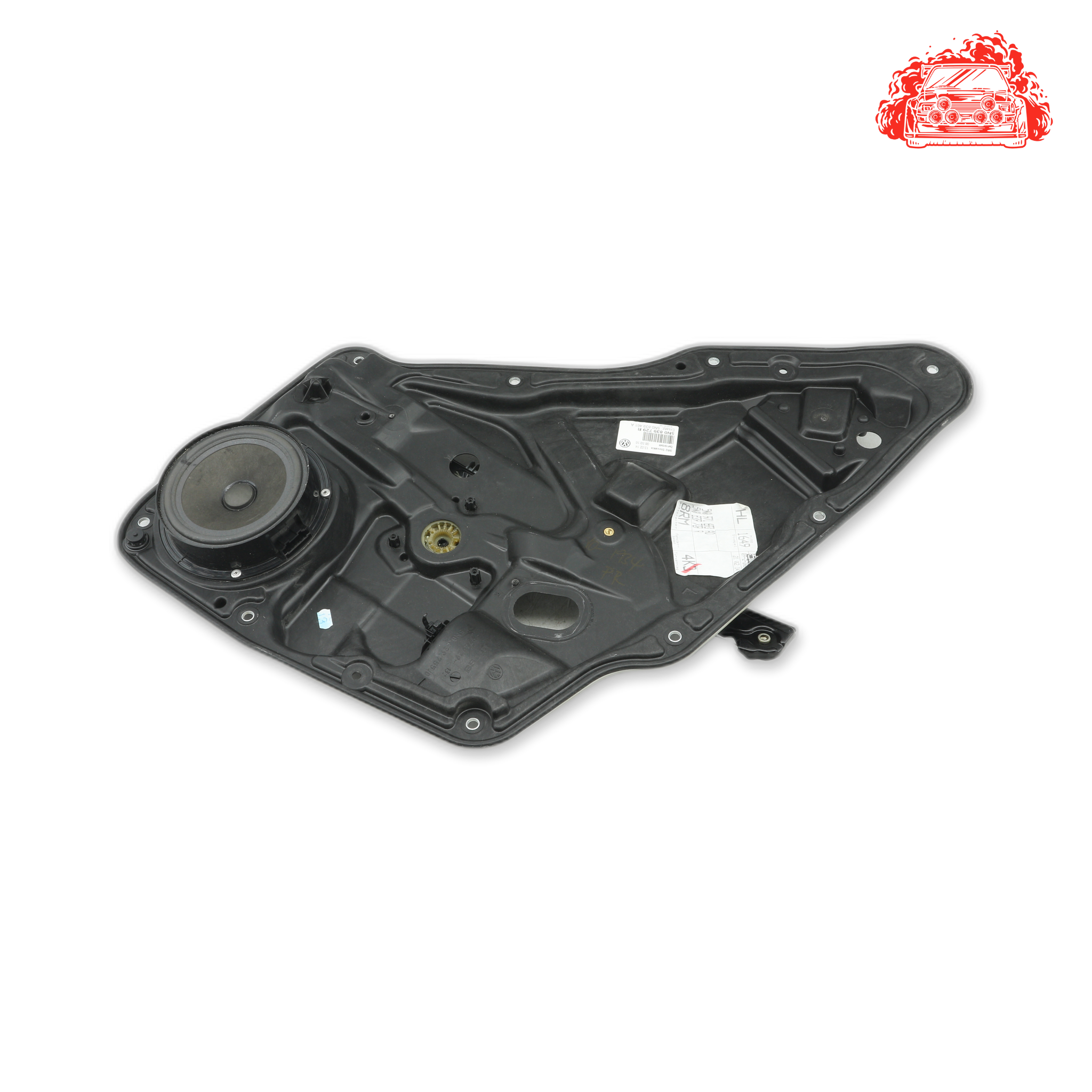 Used VOLKSWAGEN 2.0 TDI Passenger Side Rear Window Mechanism - OEM Part 5N0839729
