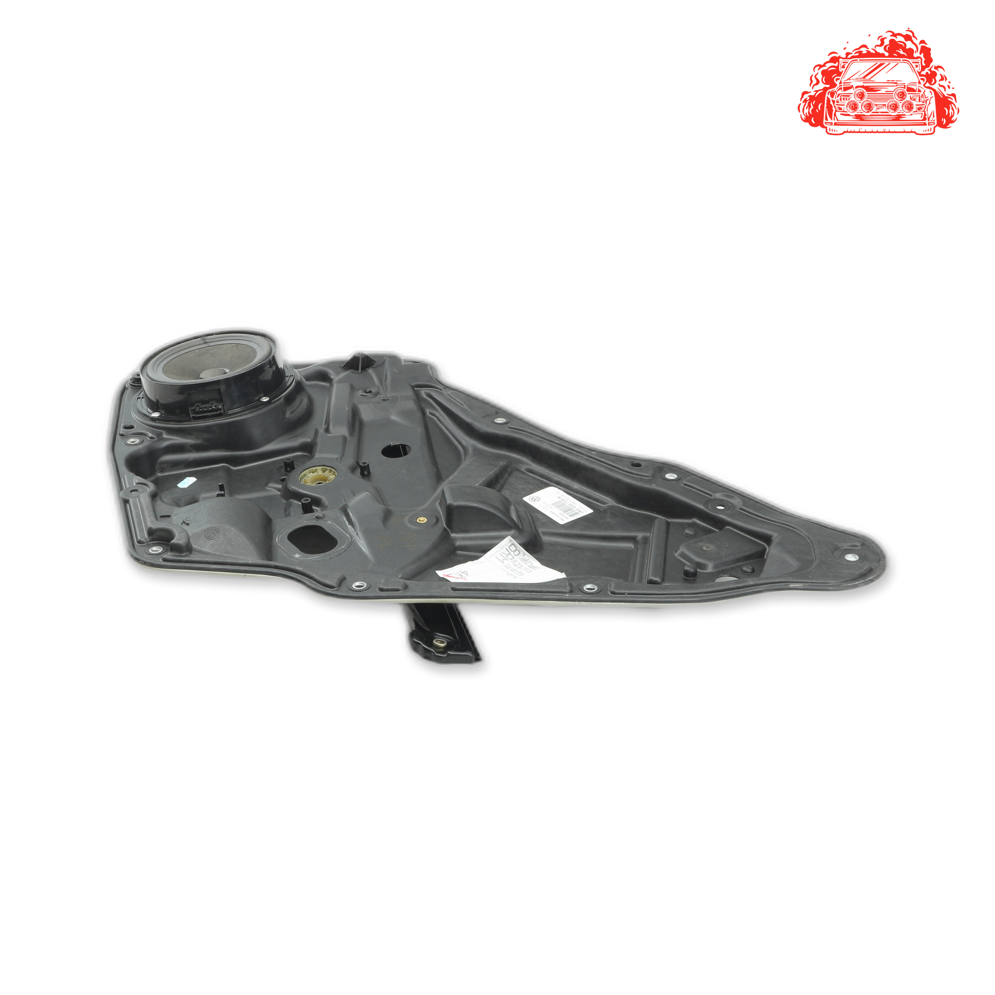 Used VOLKSWAGEN 2.0 TDI Passenger Side Rear Window Mechanism - OEM Part 5N0839729