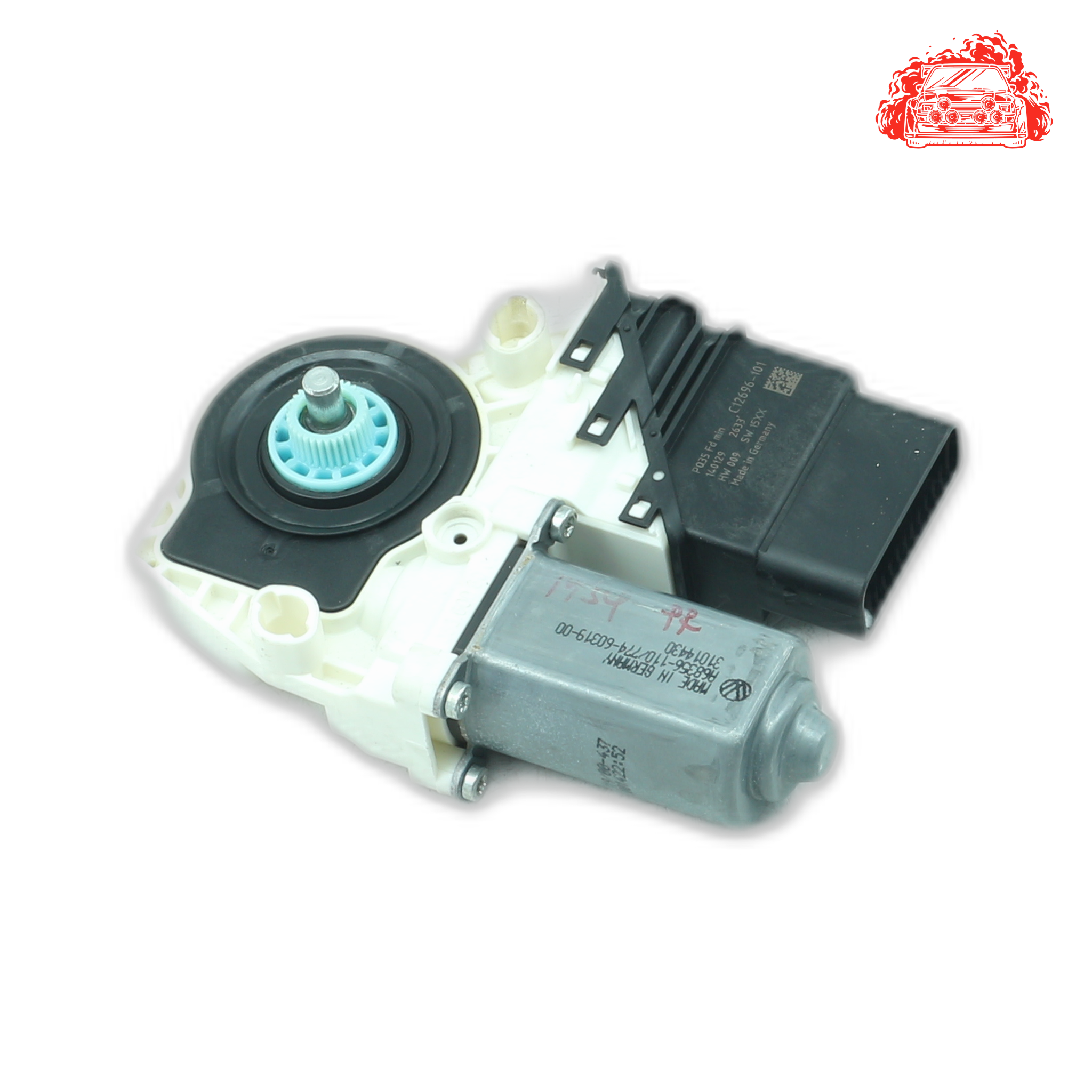 Used VOLKSWAGEN 2.0 TDI Passenger Side Rear Window Motor - OEM Part 5N0959703