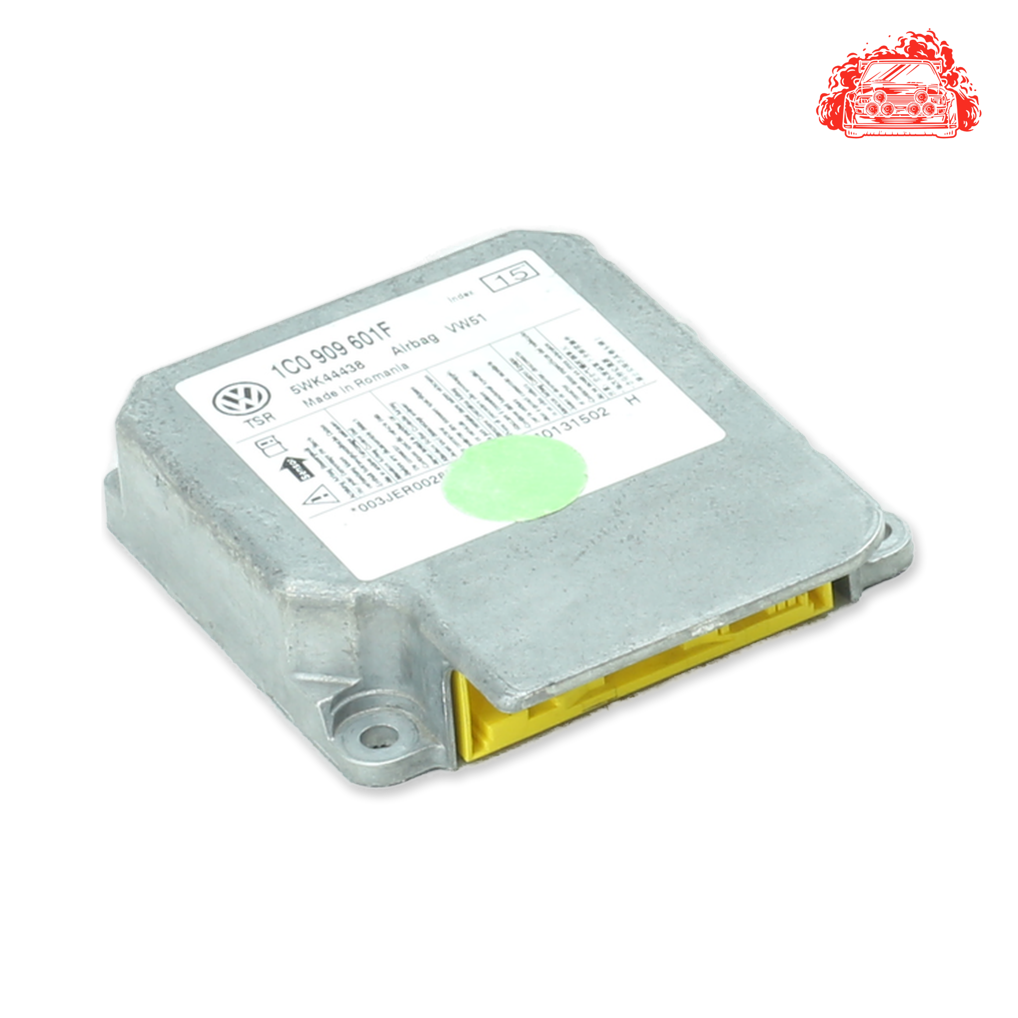 Used VOLKSWAGEN POLO GP 1.4 TRENDLINE Airbag Control Module - OEM Part 1C0909601F