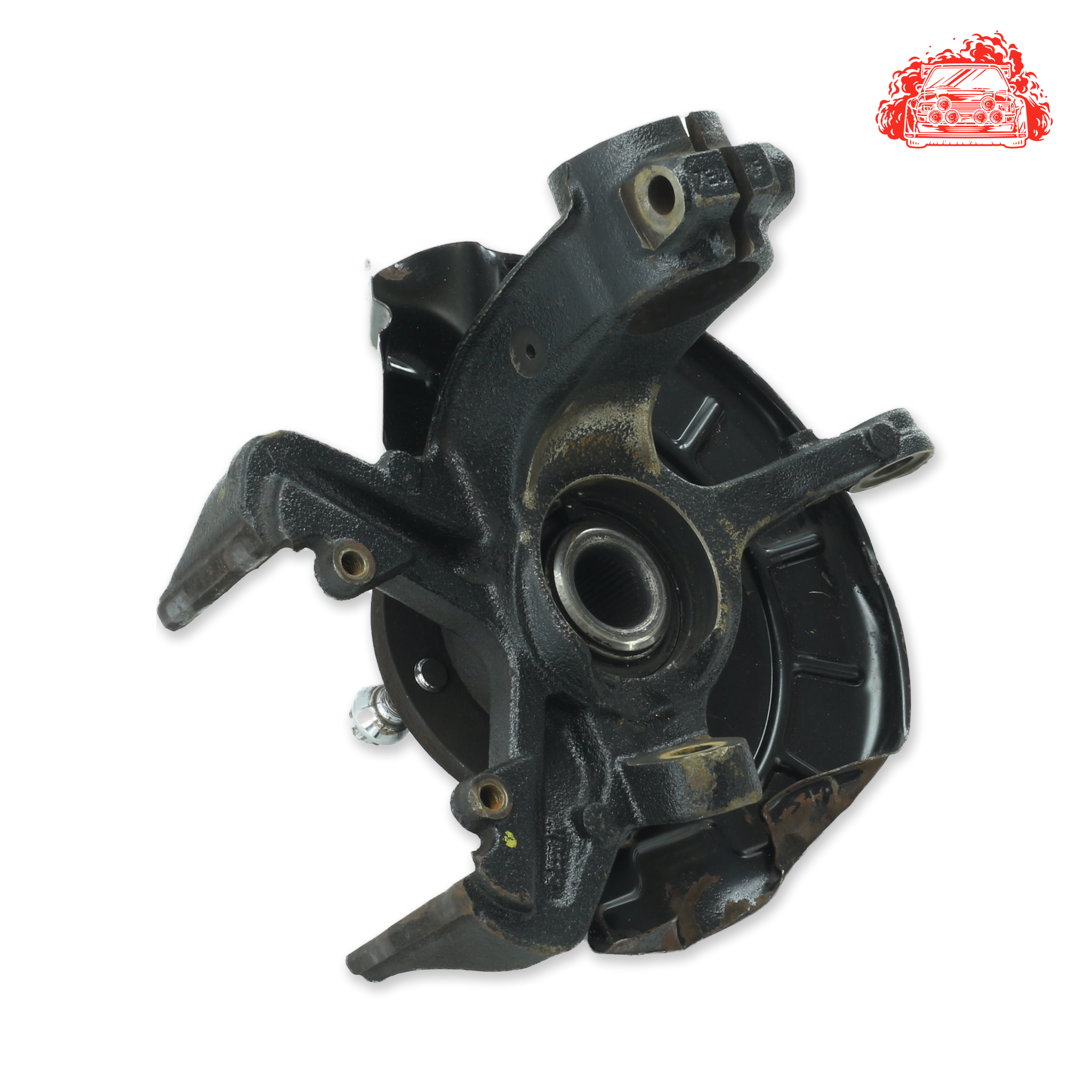 Used VOLKSWAGEN POLO GP 1.4 TRENDLINE Driver Side Front Knuckle and Hub - OEM Part 6R0615312A