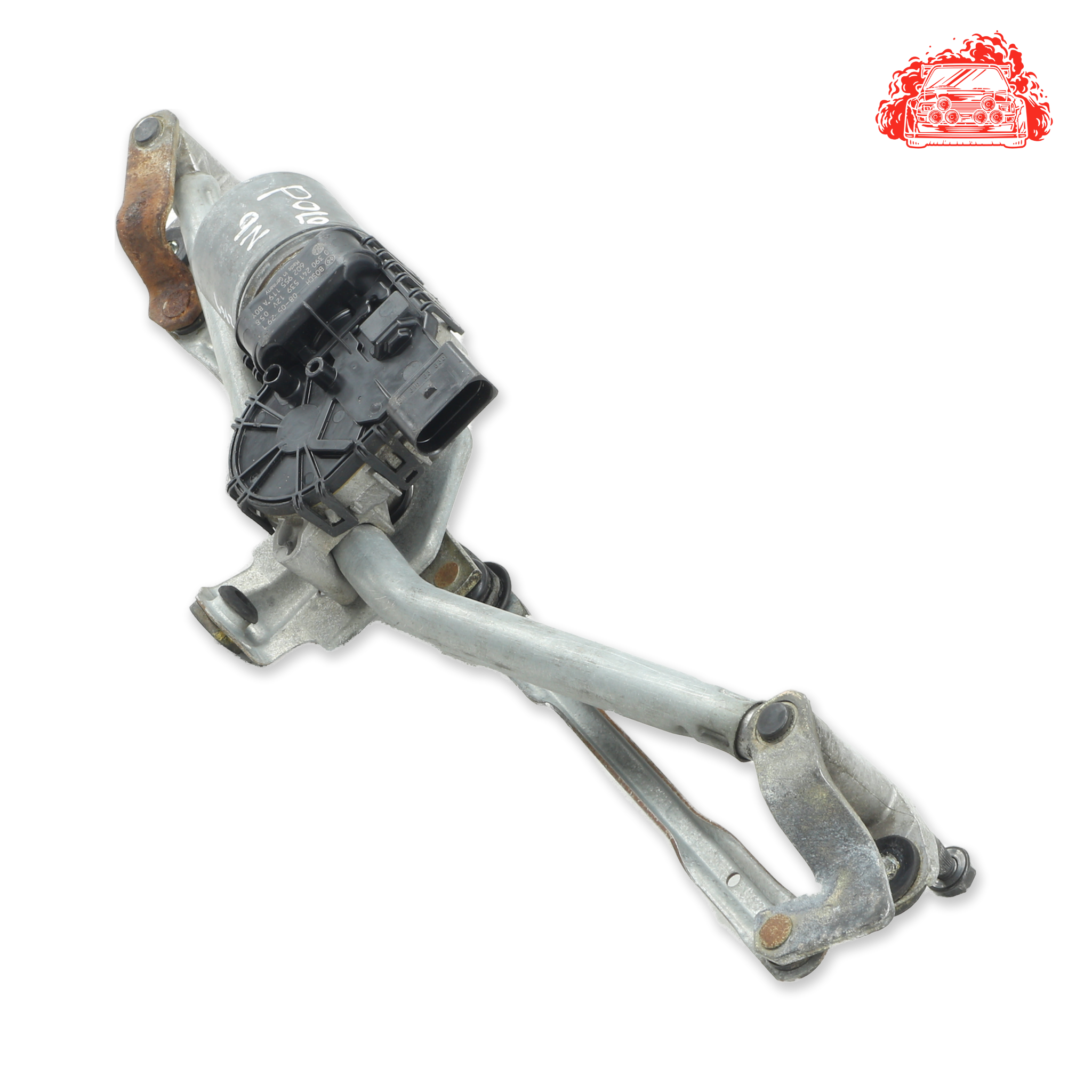 Used VOLKSWAGEN POLO GP 1.4 TRENDLINE Front Wiper Mechanism & Motor - OEM Part 6Q2955023E