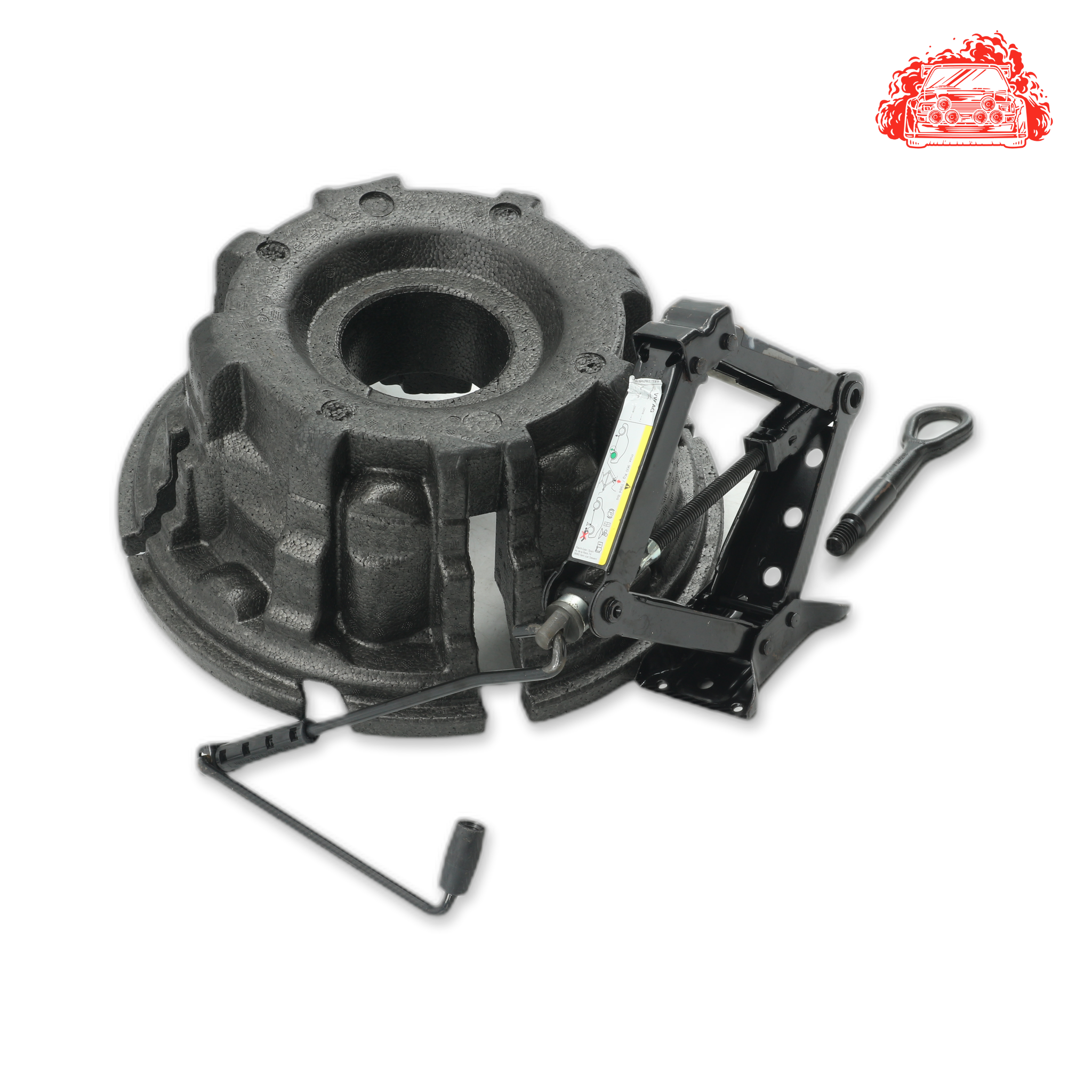 Used VW Polo 1.0 TSI Spare Wheel Foam Insert - OEM Part 2G0012115M