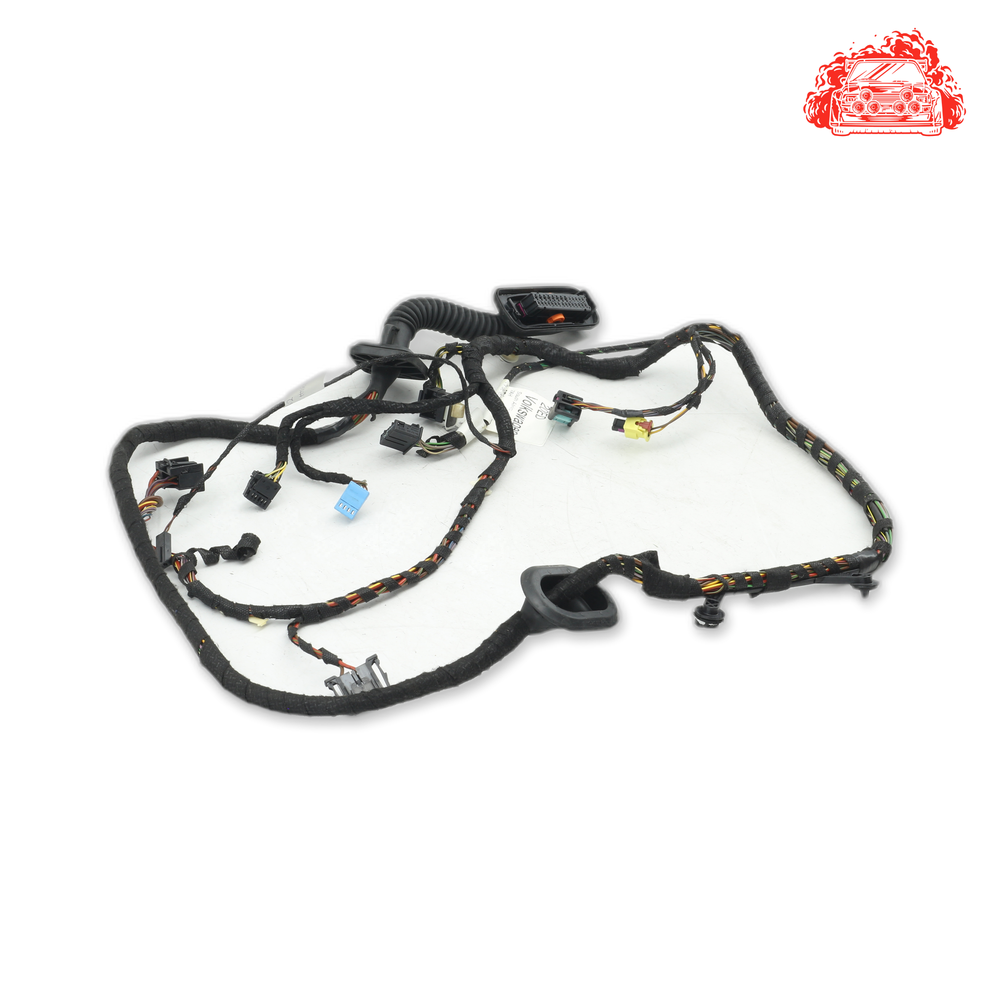 Used VOLKSWAGEN Polo comfortline Driver Side Front Door Wiring Harness Loom - OEM Part 6R2971120
