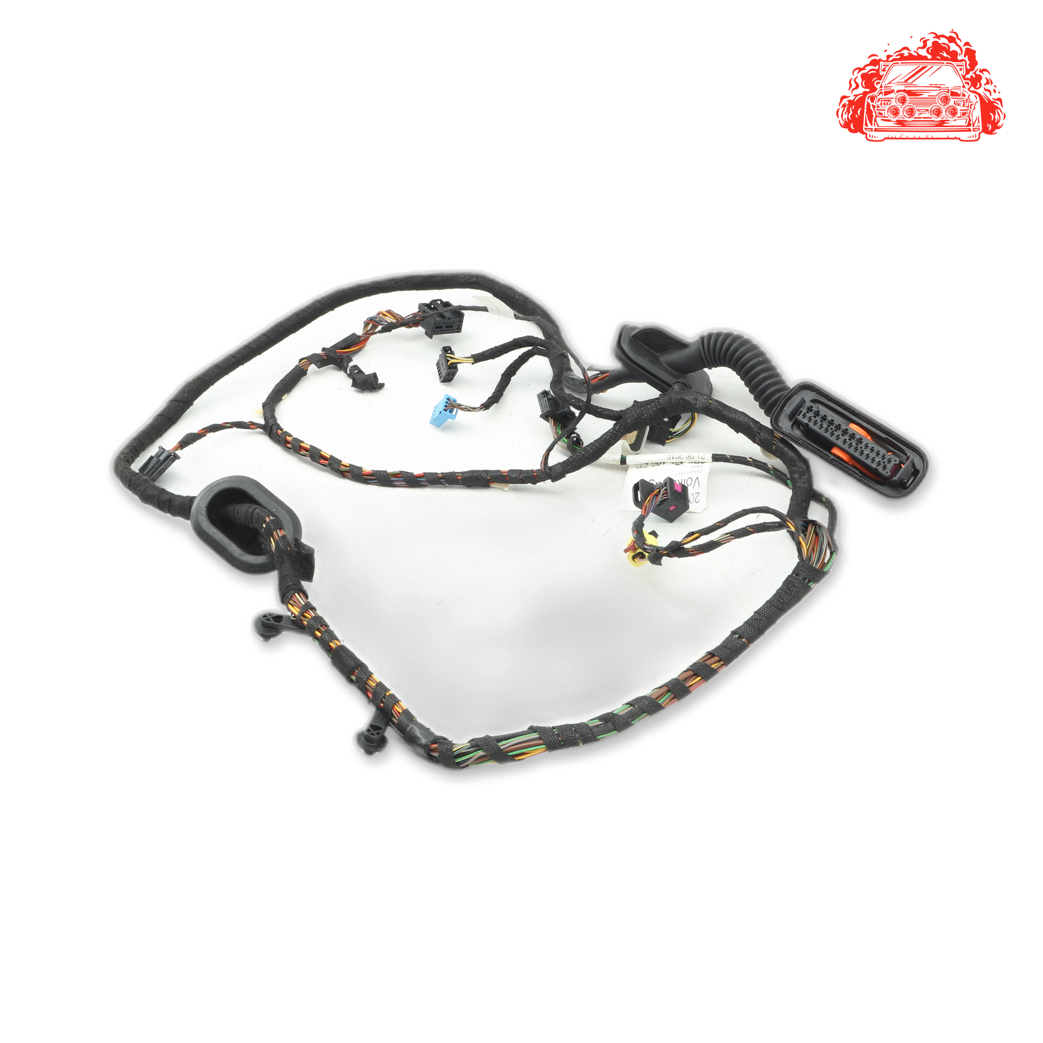 Used VOLKSWAGEN Polo comfortline Driver Side Front Door Wiring Harness Loom - OEM Part 6R2971120