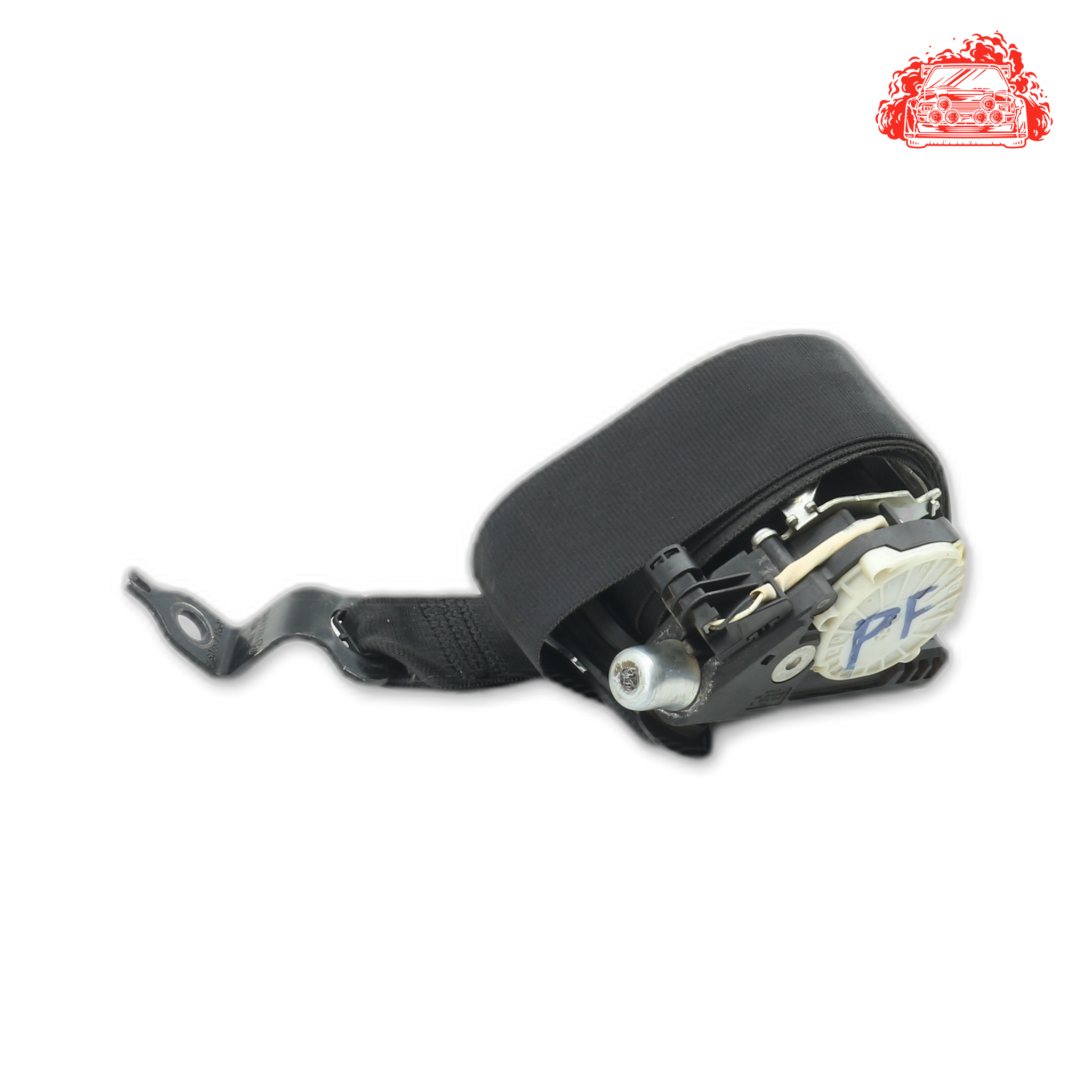 Used Volkswagen Polo comfortline Passenger Side Pretensioner Seat Belt - OEM Part TRW34035271
