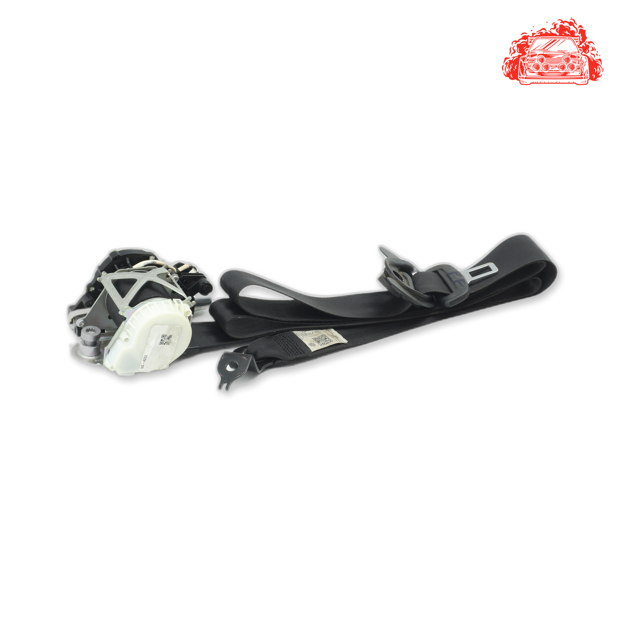 Used Volkswagen Polo comfortline Passenger Side Pretensioner Seat Belt - OEM Part TRW34035271